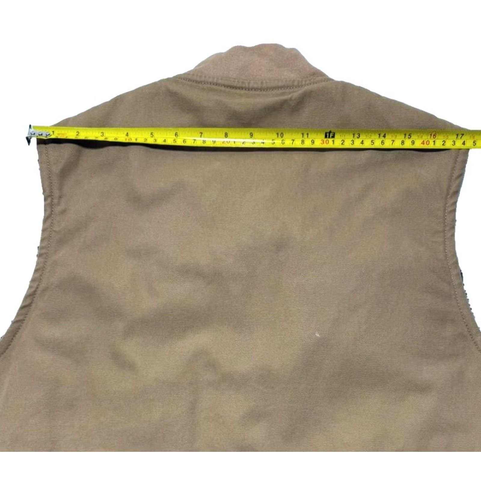Timberland Timberland Gritman Canvas Vest Brown Lined Zip Outdoor Size M Mens Vest Size US M / EU 48-50 / 2 - 6 Thumbnail