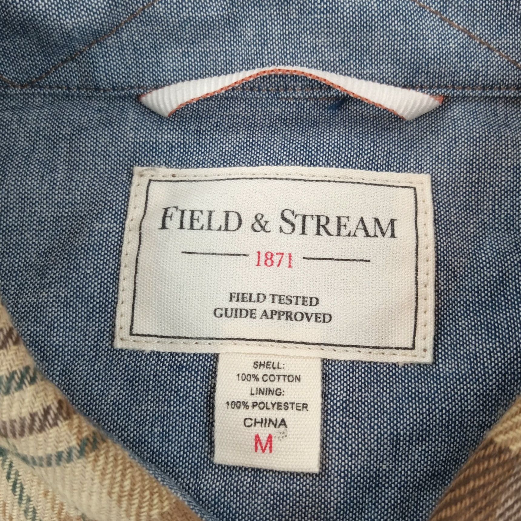 Vintage Field & Stream Shirt Mens Medium Brown Plaid Flannel Button-Up Casual Long Sleeve Size US M / EU 48-50 / 2 - 5 Thumbnail