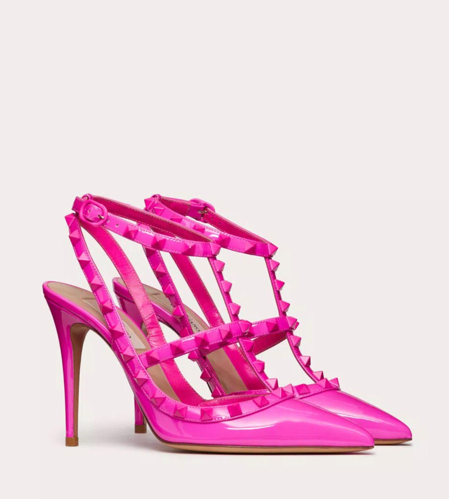 Other Valentino Rockstud Ankle Strap Pump Size US 7.5 / IT 37.5 - 2 Thumbnail
