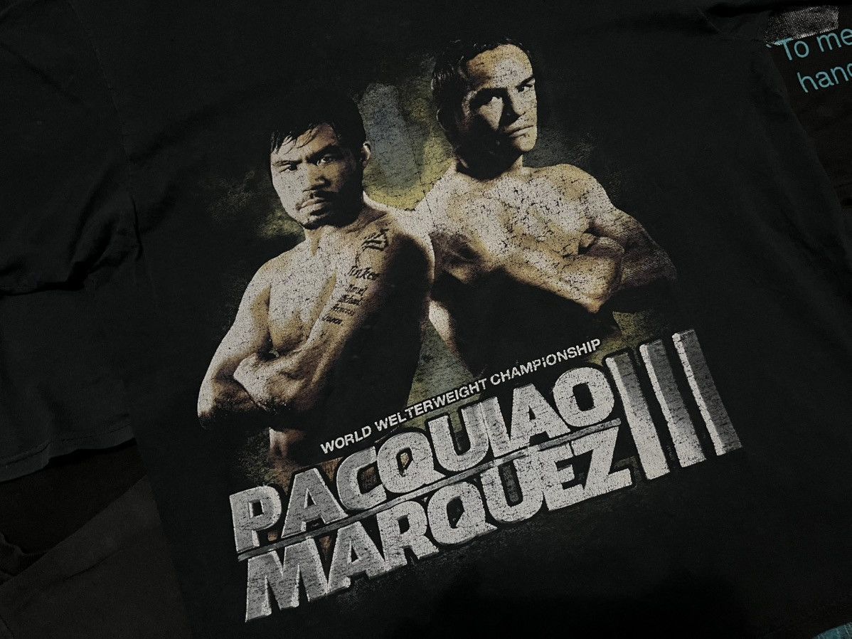 Vintage Boxing Tee Pacquiao vs Marquez lll Size US L / EU 52-54 / 3 - 1 Thumbnail