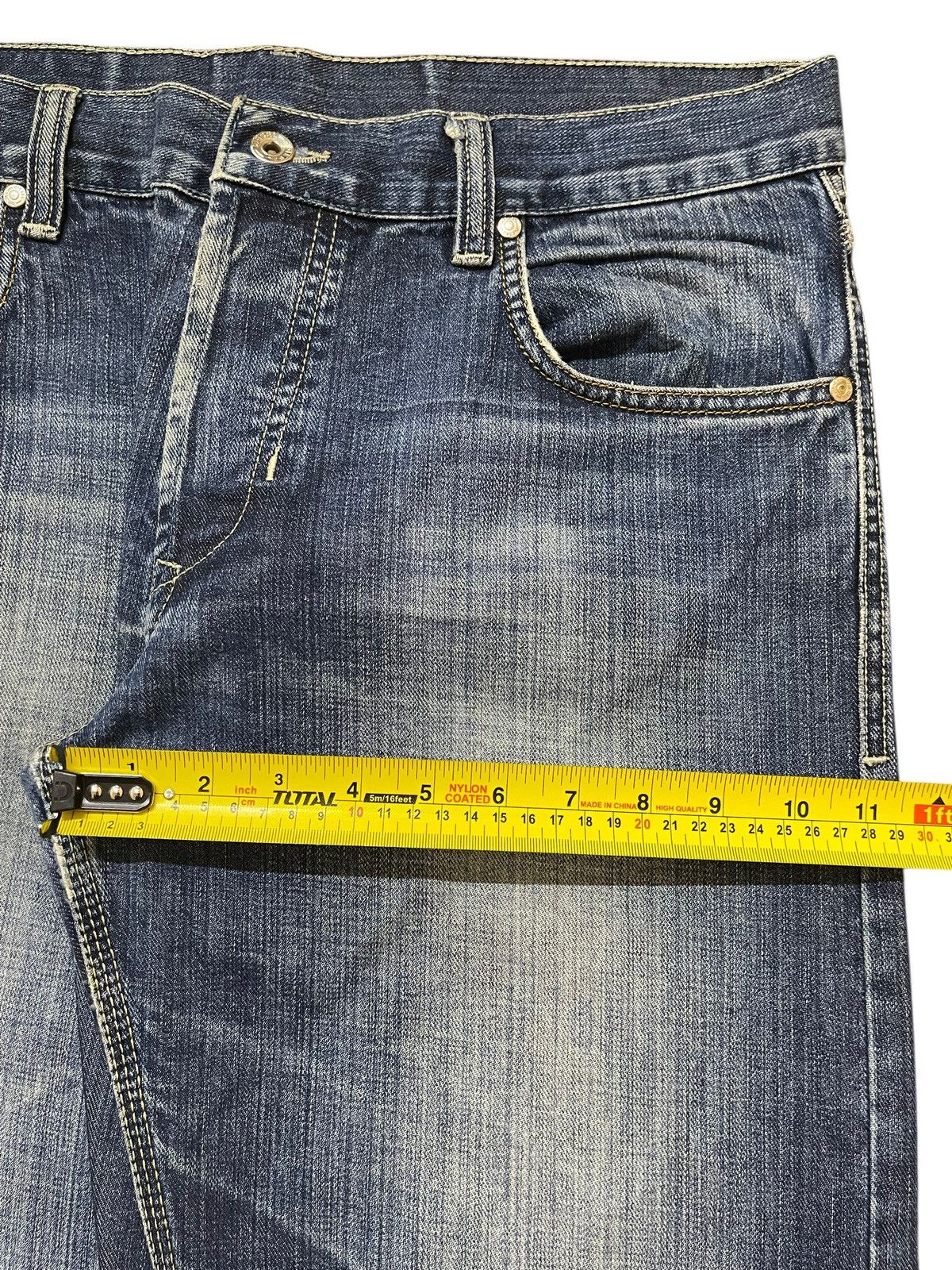 Diesel Vintage Diesel Industry Blue Faded Wash Style Loose Jeans Size US 34 / EU 50 - 14 Thumbnail