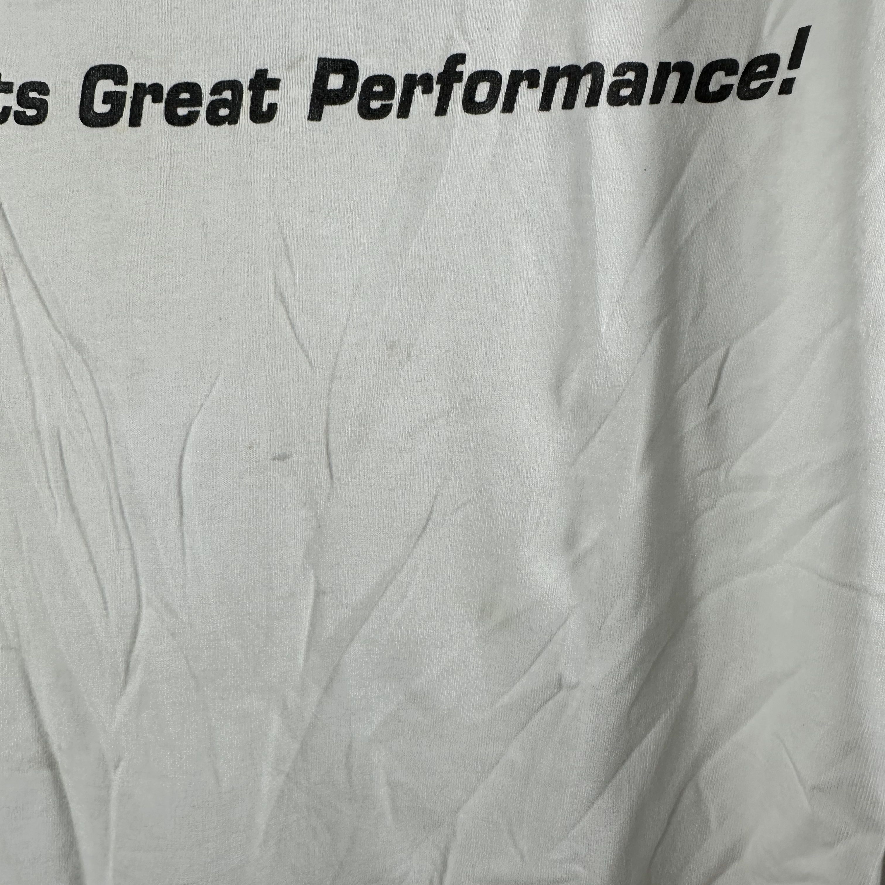 Vintage 90s Raxco Software Nothing Beats a Great Performance T-Shirt Size US L / EU 52-54 / 3 - 9 Thumbnail