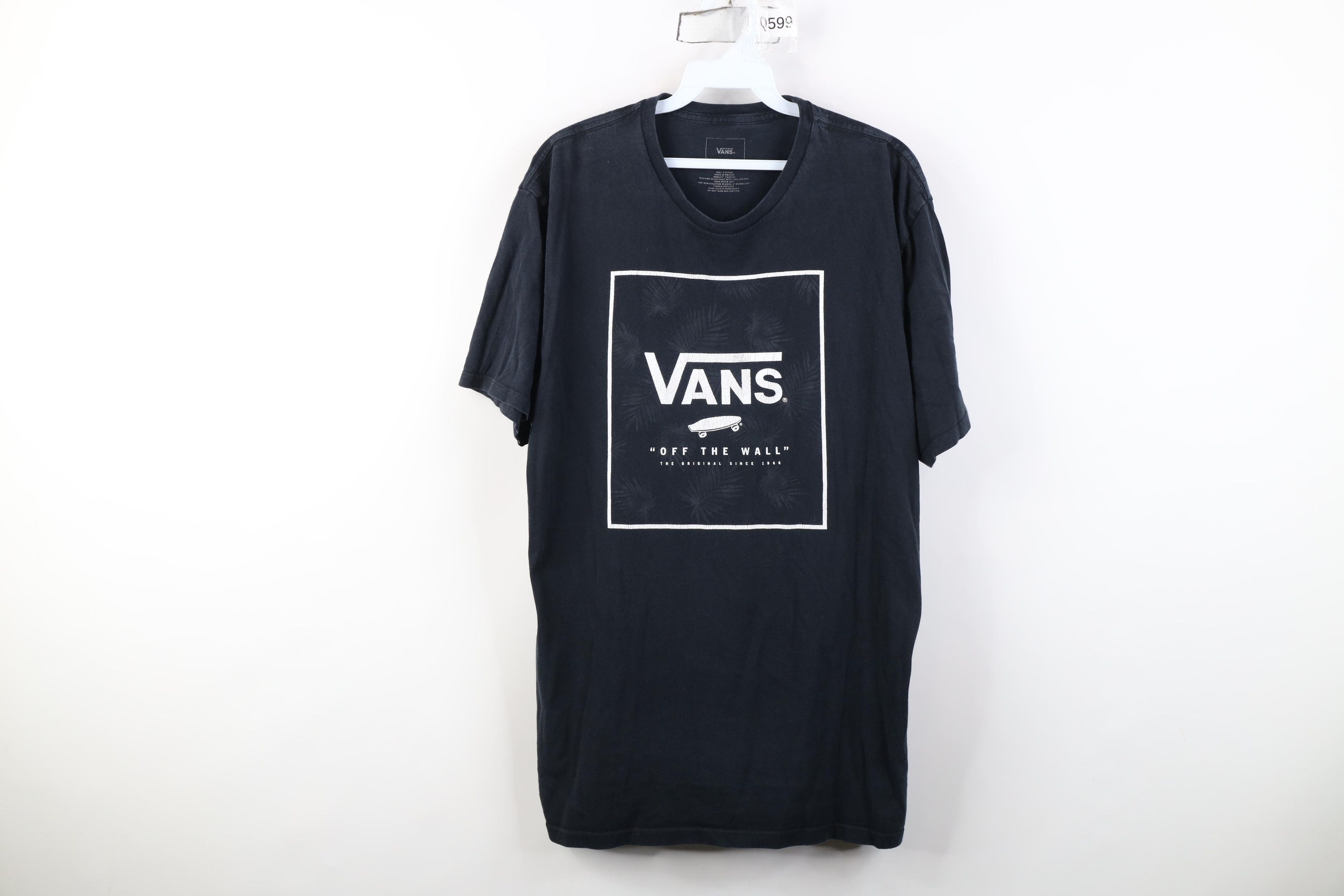 Vans Vintage Y2K Vans Off The Wall Skateboard Palm Leaf T-Shirt Size US XL / EU 56 / 4 - 1 Thumbnail