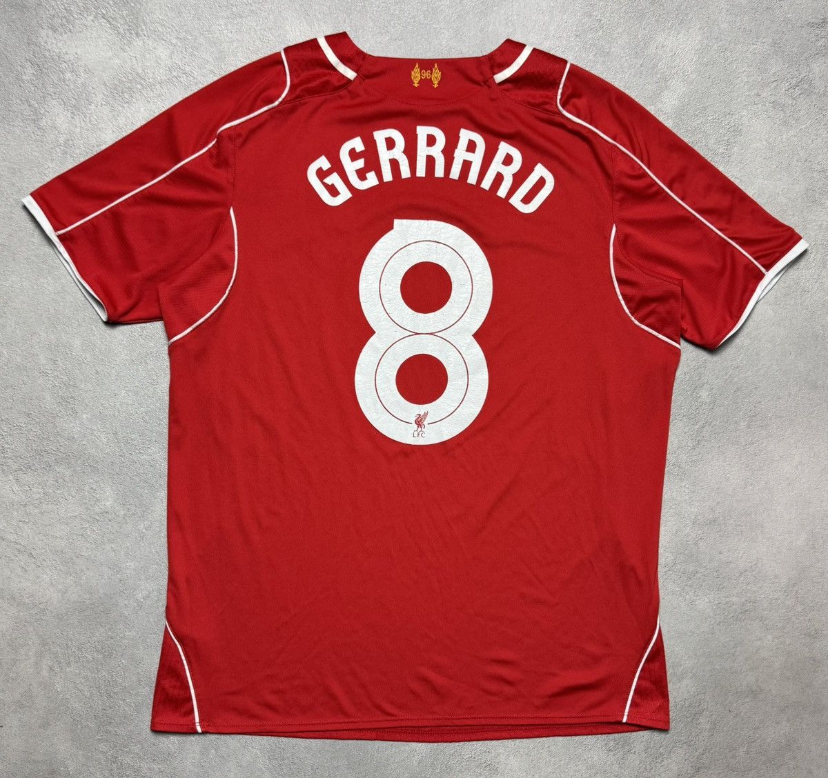 Warrior Liverpool 2014 2015 Home Shirt Jersey Warrior #8 Gerrard Size US L / EU 52-54 / 3 - 2 Thumbnail