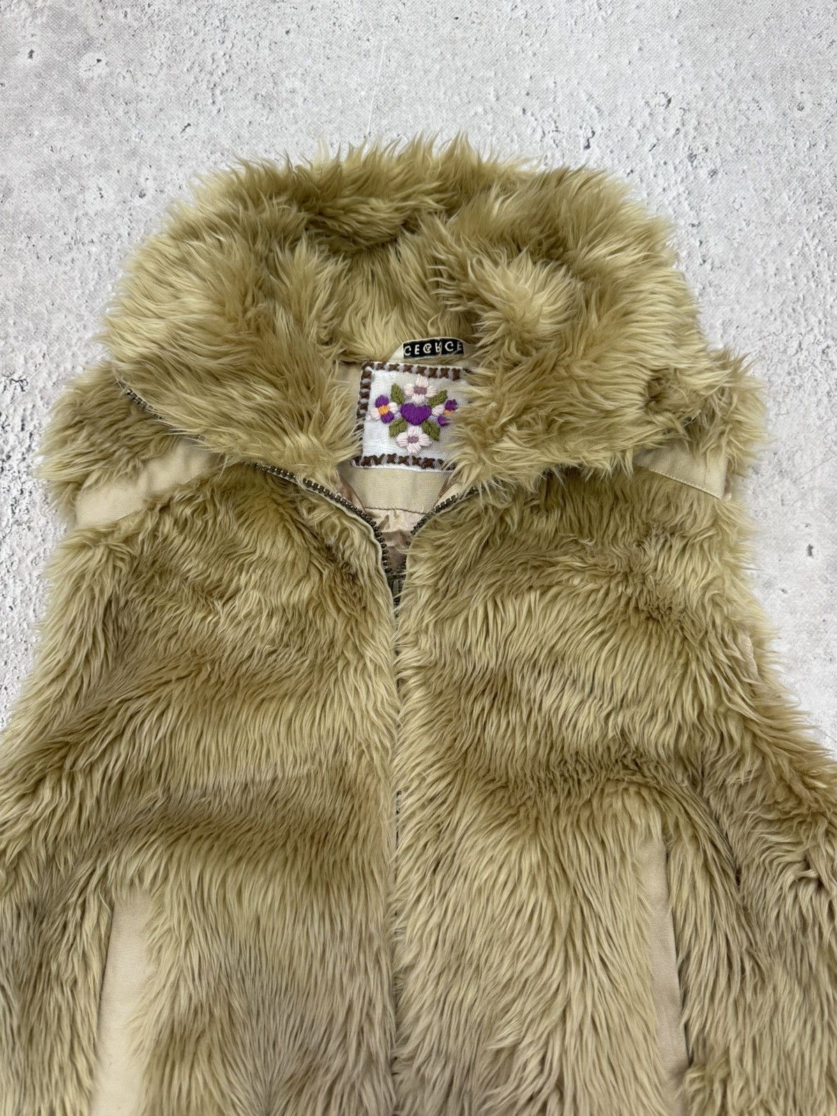 Hysteric Glamour × If Six Was Nine 2000s Avant Garde If Six Was Nine Style VEST fur Size S / US 4 / IT 40 - 3 Thumbnail