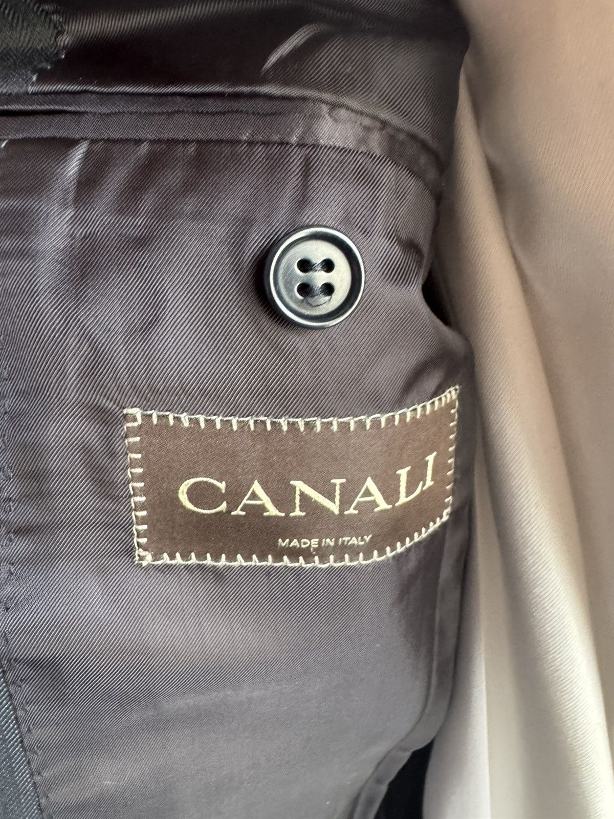 Canali Canali blue 46 suit Size 46R - 4 Thumbnail