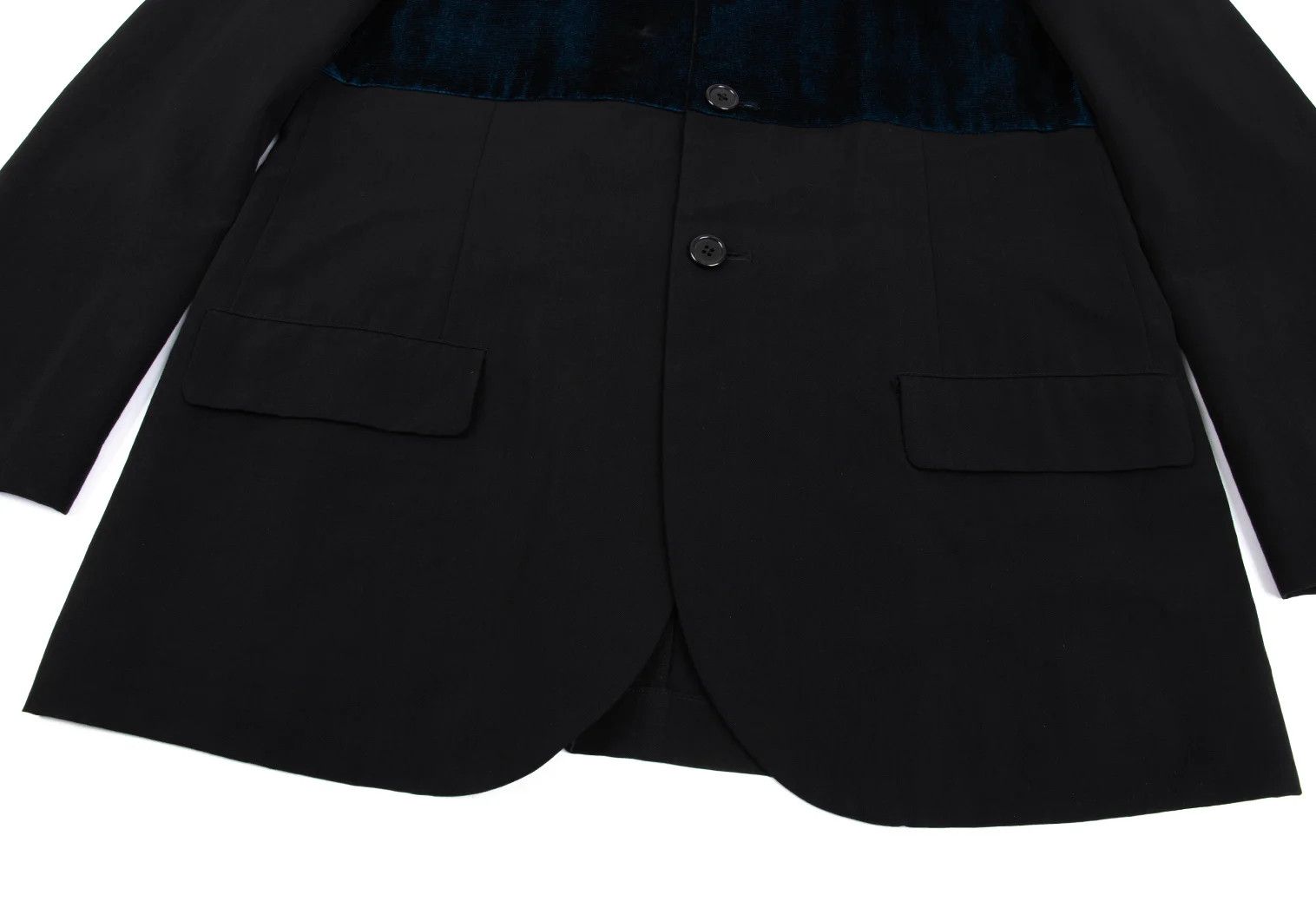 Yohji Yamamoto Yohji Yamamoto Velvet Wool Gabardine Jacket Size US S / EU 44-46 / 1 - 9 Thumbnail