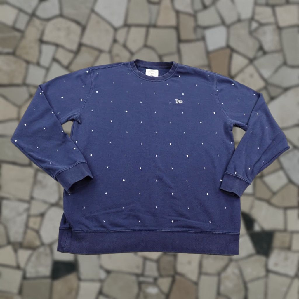 Vans VANS Sweatshirt Mens XL Blue Chima Ferguson Wolf Moon Crewneck Pullover Skater Graphic Print Wolf Logo Ready for Skateboarding Mens Size US XL / EU 56 / 4 - 1 Thumbnail