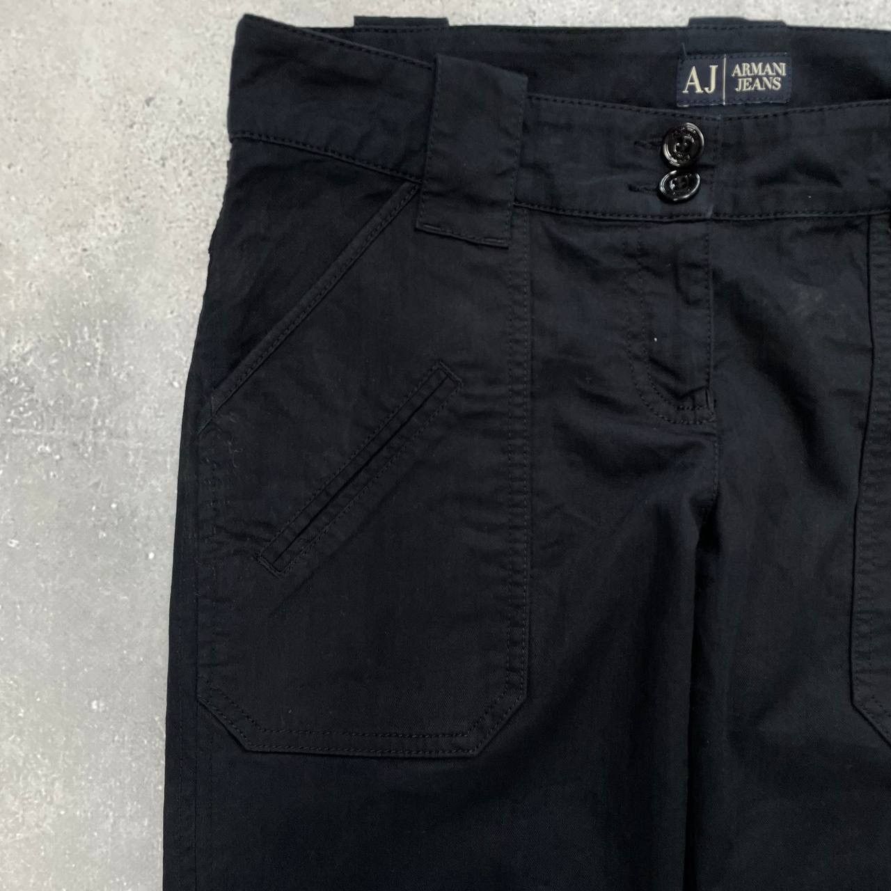 Armani Armani Jeans Flared Bootcut Pants Women’s Black Size 28 Size 28" / US 6 / IT 42 - 4 Thumbnail