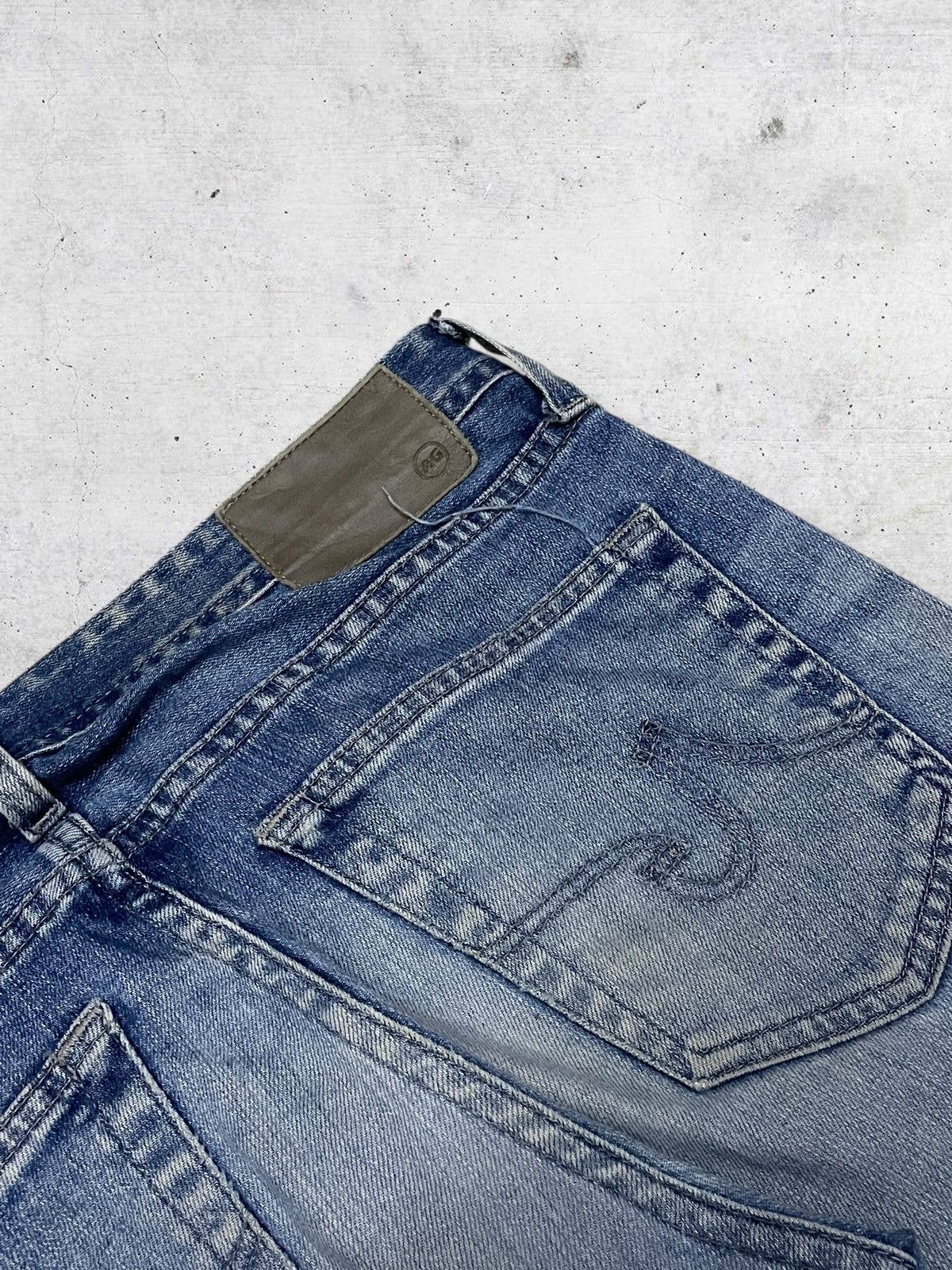 Japanese Brand VINTAGE ADRIANO GOLDSCMED RIPPED DIRTY GRUNGE SKINNY DENIM Size US 31 - 16 Thumbnail