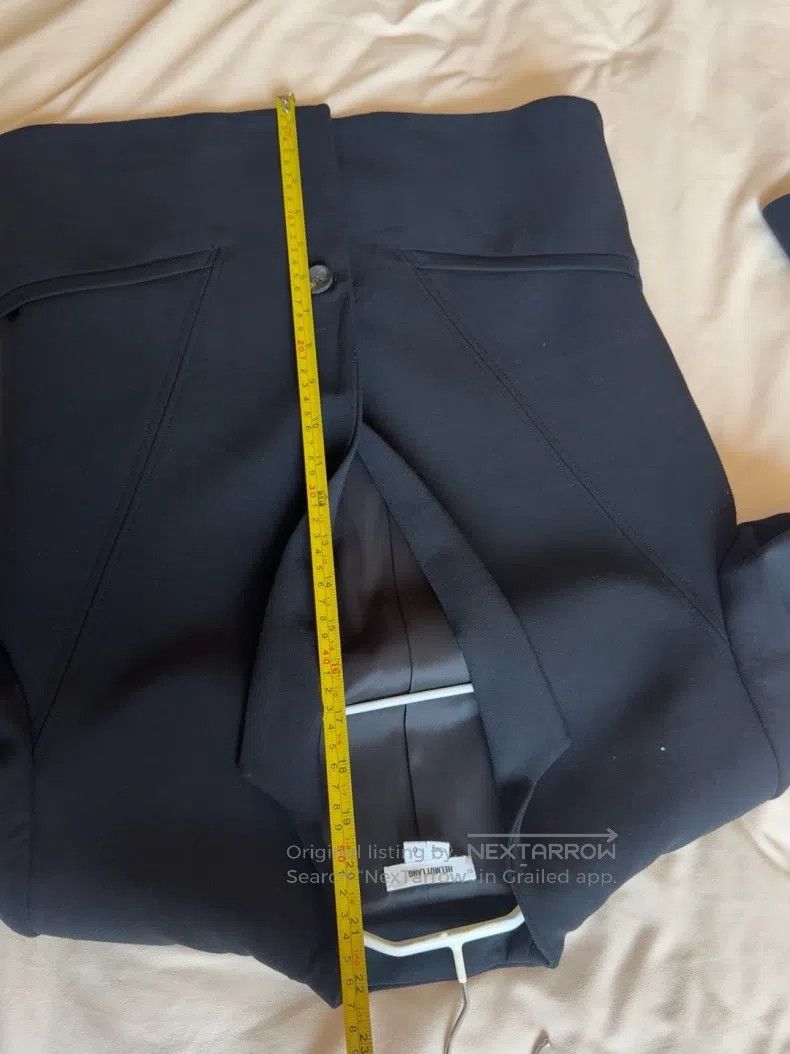 Helmut Lang Helmut Lang size 0 Black wool design small swallowtail blaz Size XS / US 0-2 / IT 36-38 - 8 Thumbnail