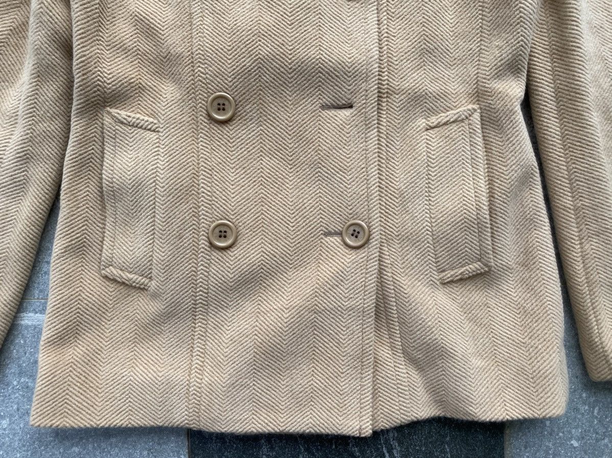 Japanese Brand Ined by Yohji Yamamoto Vintage Wool Coat Jacket Size US S / EU 44-46 / 1 - 2 Thumbnail