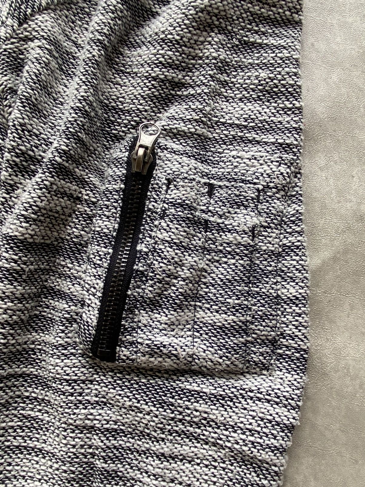 If Six Was Nine × In The Attic × Le Grande Bleu (L.G.B.) In The Attic Homme Grey Black Double Layer Bomber Hoodie Size US L / EU 52-54 / 3 - 8 Thumbnail