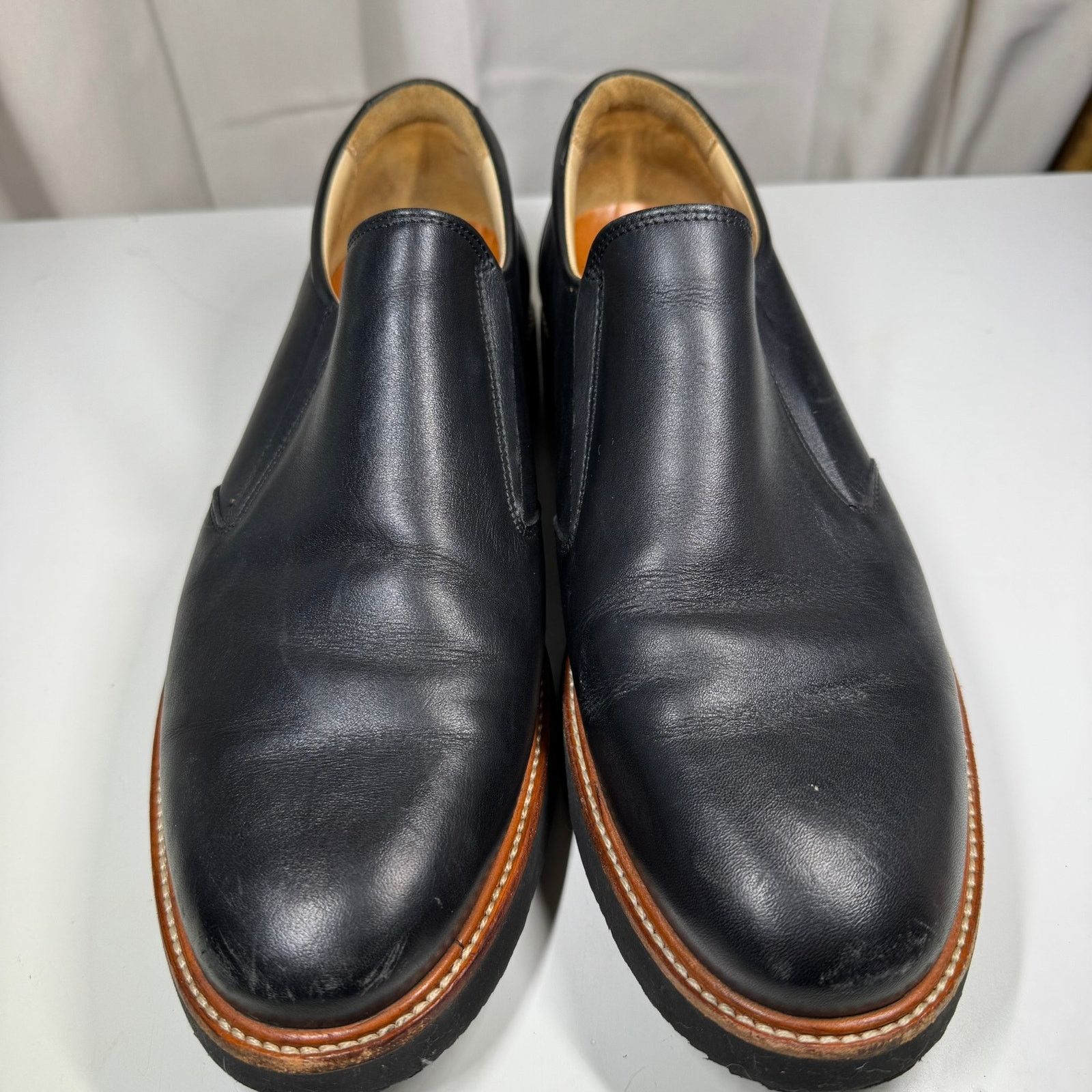Samuel Hubbard Samuel Hubbard Frequent Traveler Leather Slip On Loafers 9 Size US 9 / EU 42 - 2 Thumbnail