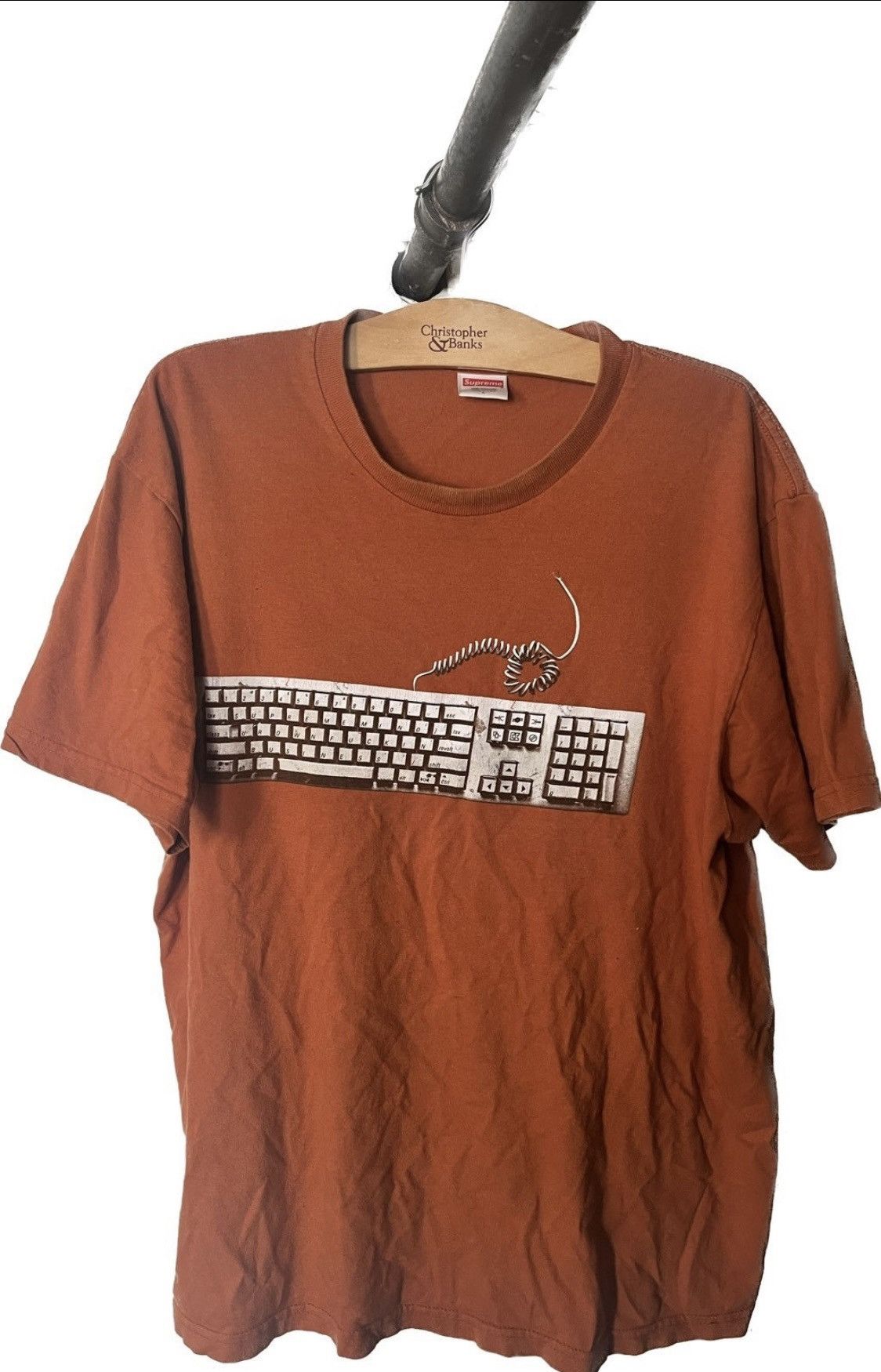 Supreme Supreme Keyboard Tee in Rust Size US L / EU 52-54 / 3 - 1 Thumbnail