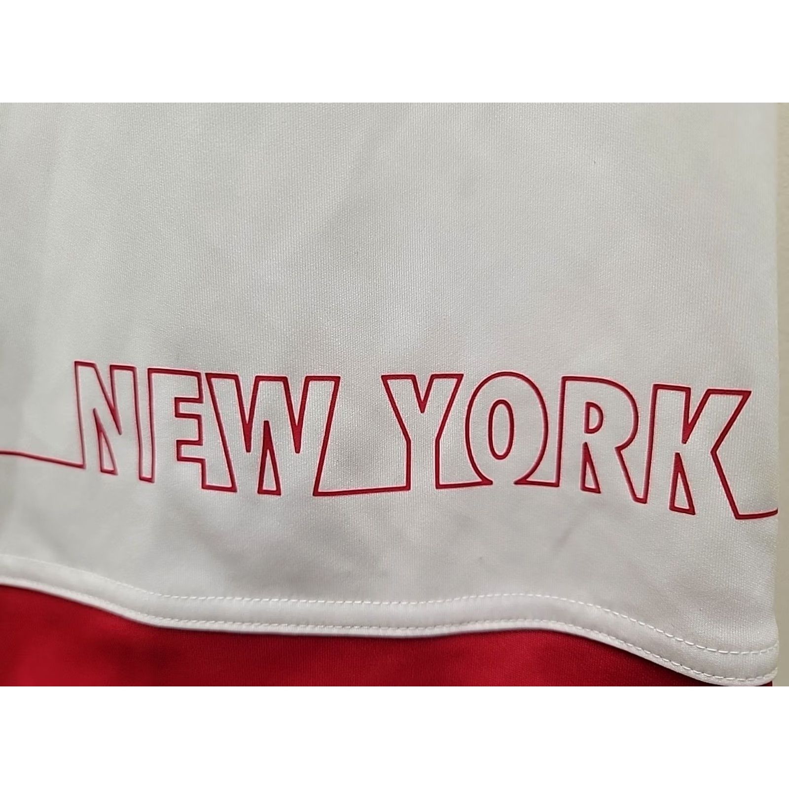 Adidas Red Bull NY 2015 2016 HOME FOOTBALL SHIRT ADIDAS SIZE M Climacool Jersey T-Shirt Men Multicolor Crew Neck Short Sleeve Logo Sports Shirt Mens Size US M / EU 48-50 / 2 - 6 Thumbnail