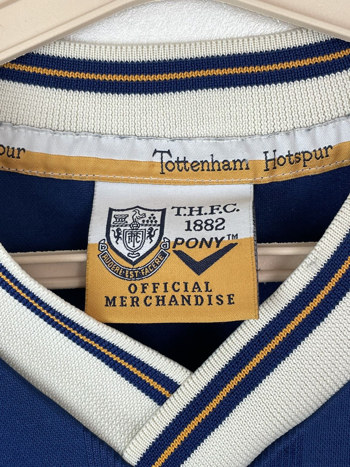 PONY Pony Tottenham Hotspur 1997-1998 Blue Away Soccer Jersey XL Size US XL / EU 56 / 4 - 6 Thumbnail