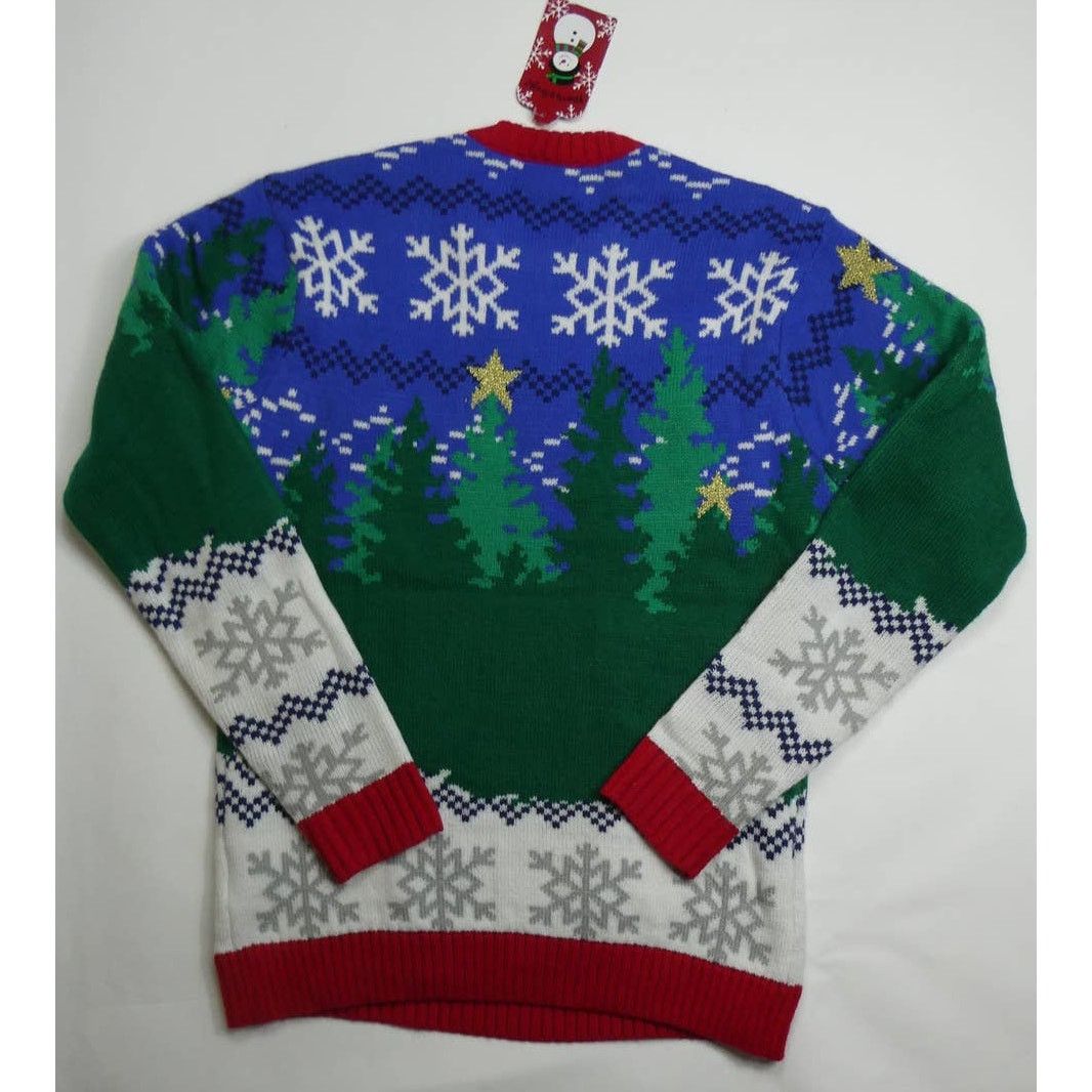 Holiday Brand Blizzard Bay Ugly Christmas Reindeer sweater, small, NEW Size US S / EU 44-46 / 1 - 2 Thumbnail