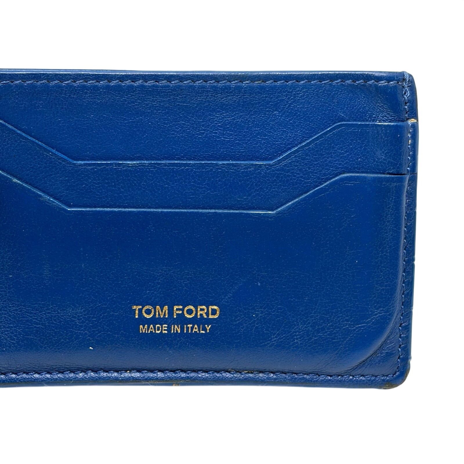 Tom Ford Tom Ford Blue Cardholder Wallet Size ONE SIZE - 3 Thumbnail