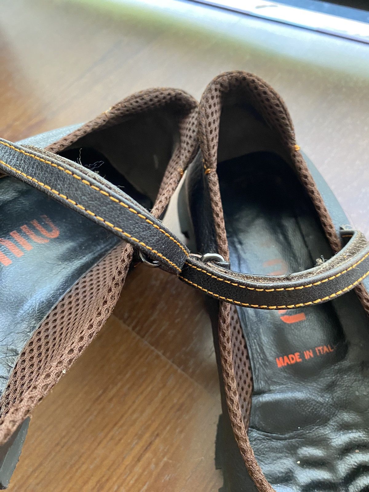 Miu Miu Miu Miu black/brown mary jane shoes. Size US 6 / IT 36 - 7 Thumbnail