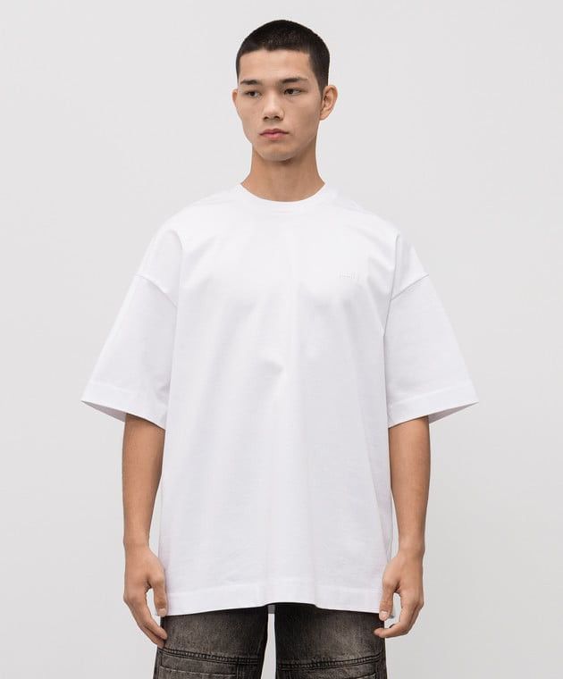 Juun.J Juun. J white oversized tee Korea Design Size US S / EU 44-46 / 1 - 1 Thumbnail