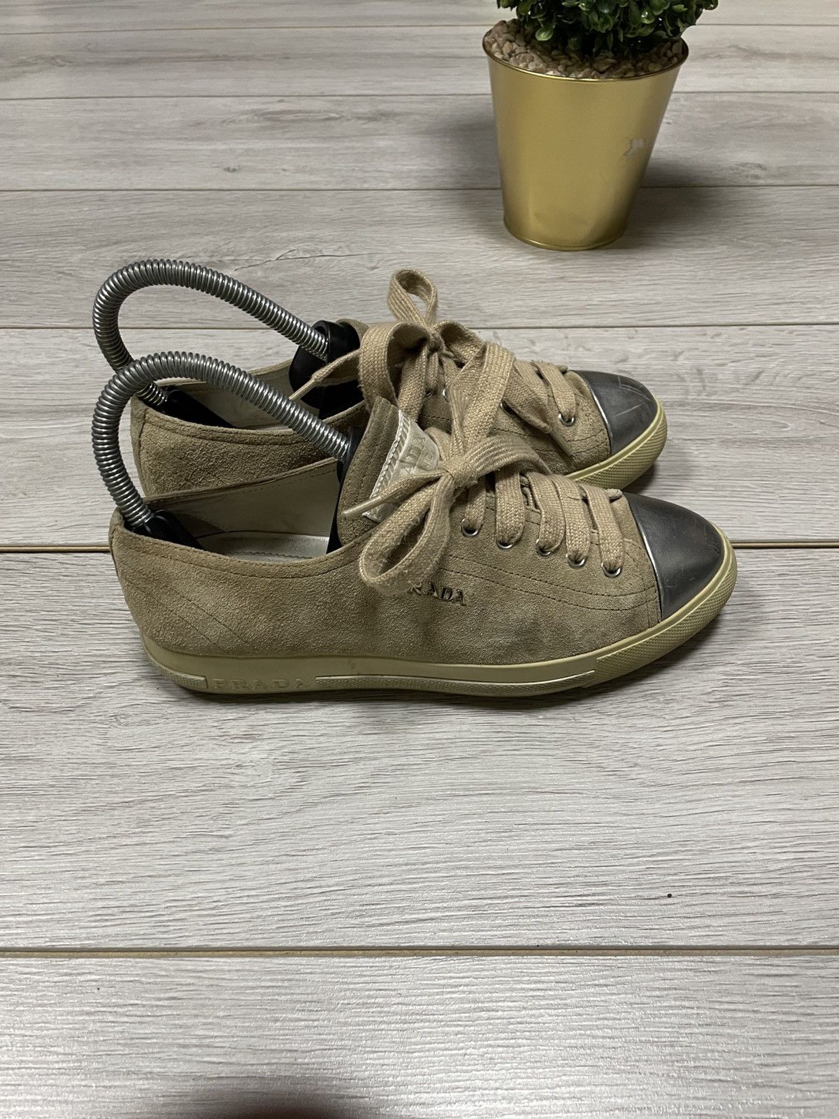 Prada Prada leather sneakers Size US 6.5 / IT 36.5 - 3 Thumbnail