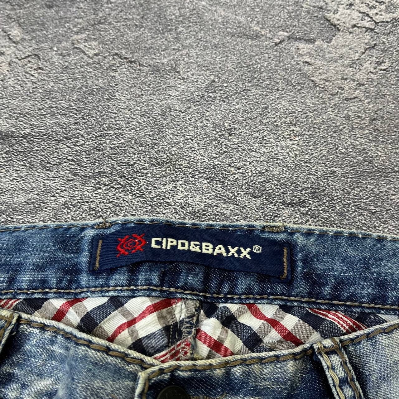 Vintage CIPO BAXX Vintage Mens Rapper Distressed Light Blue Y2K Size US 34 / EU 50 - 13 Thumbnail