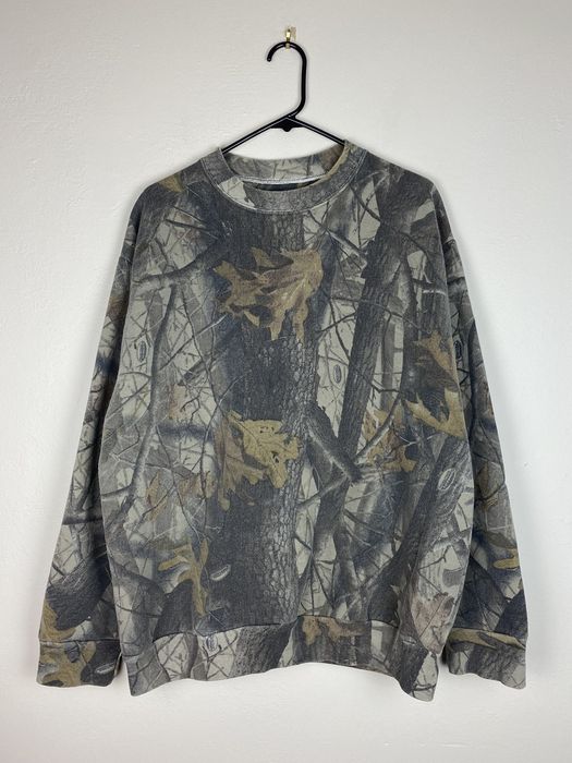 Vintage Camo Crew Neck Sweatshirt