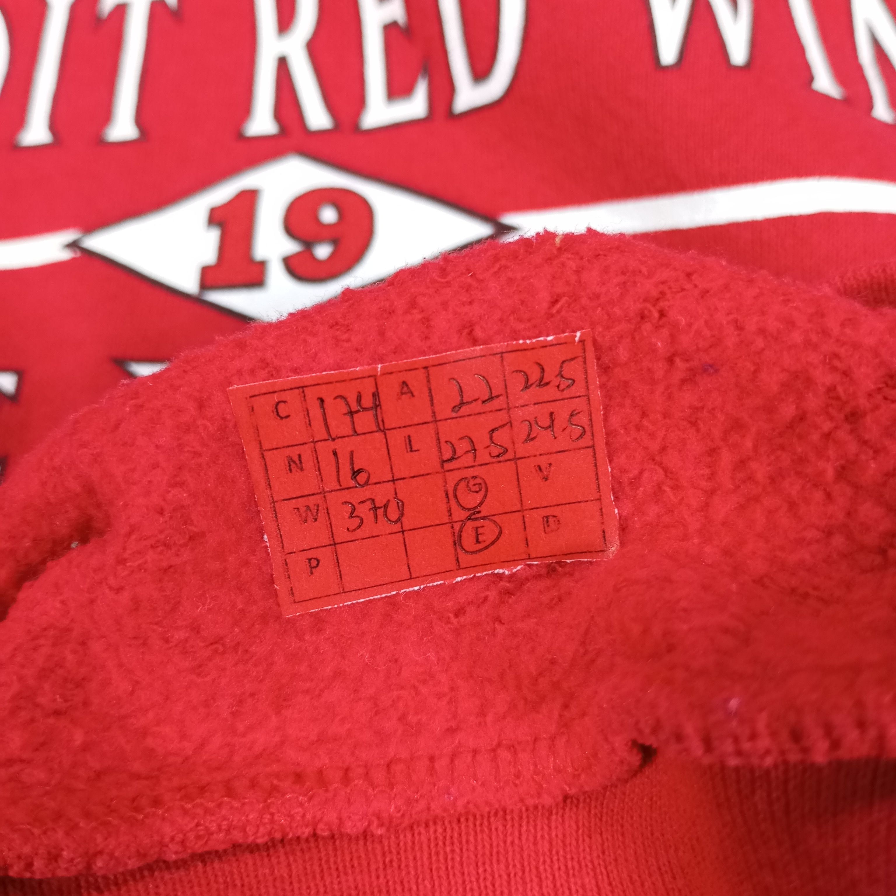 NHL × Vintage NHL Detroit Red Wings Ice Hockey Team Vintage Sweatshirt Size US M / EU 48-50 / 2 - 8 Thumbnail