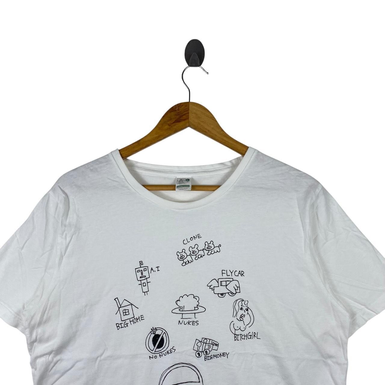 GRN GRN TOKYO JAPAN Everything Made From Dream Doodles Tee Shirt Size L / US 10 / IT 46 - 2 Thumbnail