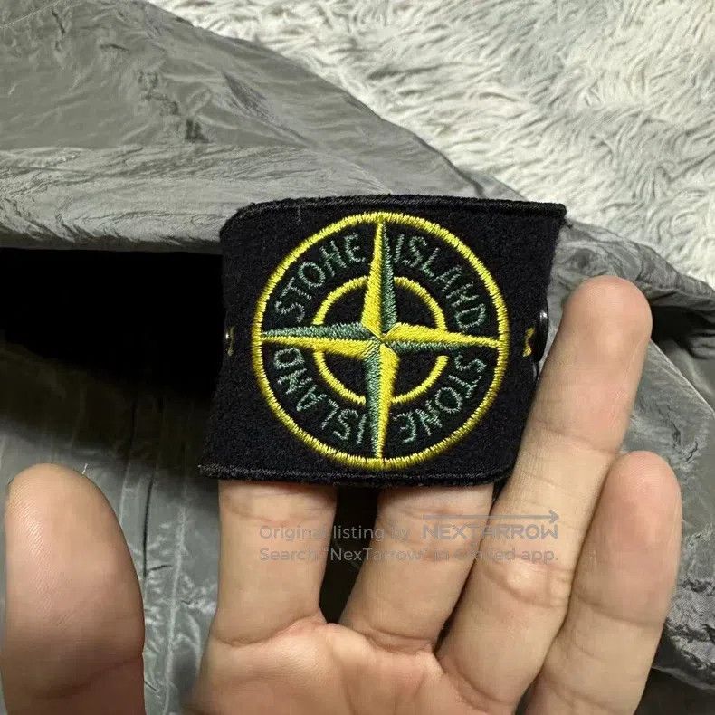 Stone Island Stone Island Silver Metallic Nylon Size US XL / EU 56 / 4 - 3 Thumbnail