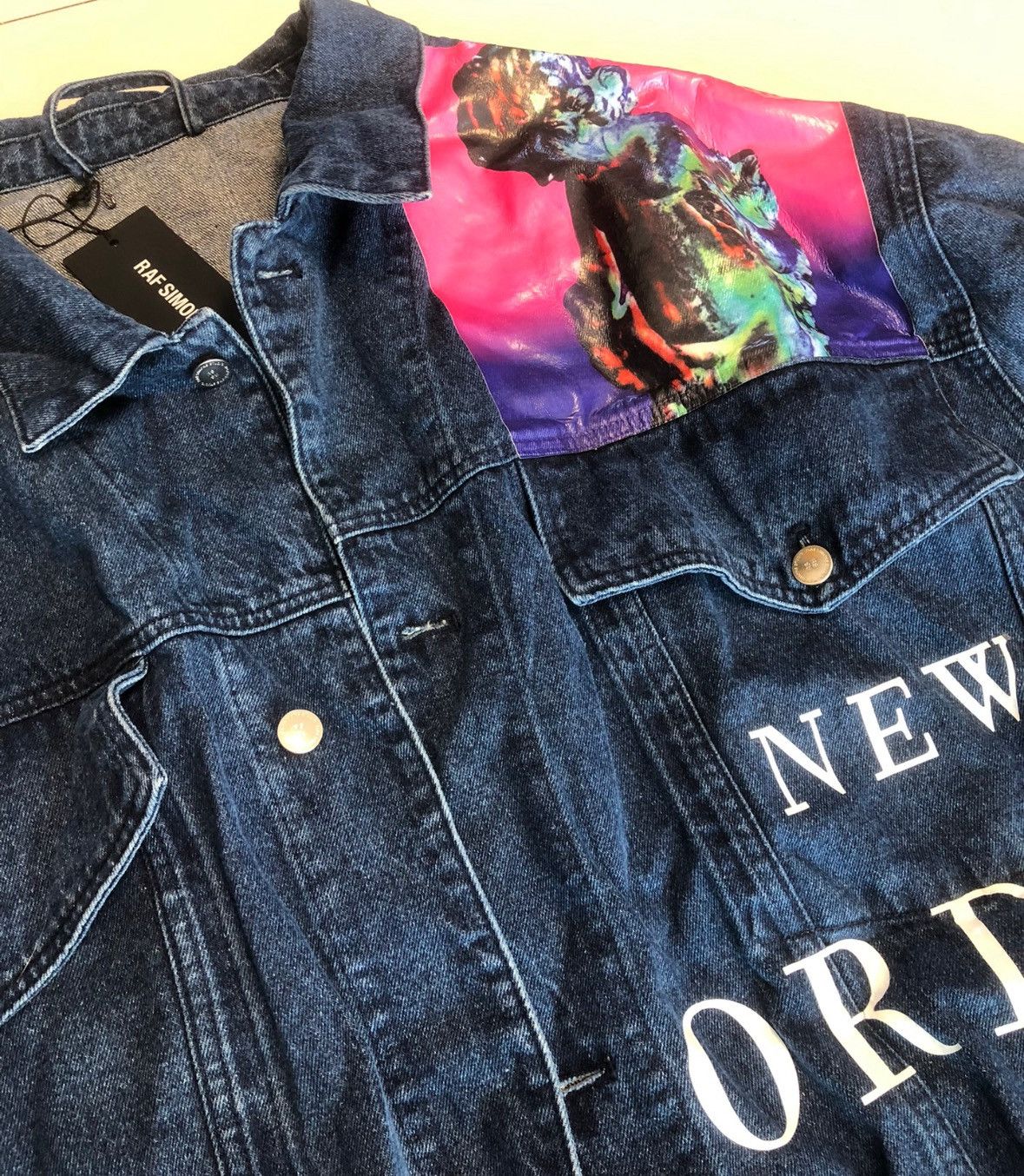 Raf Simons Raf Simons 18ss NewOrder denim jacket Size US S / EU 44-46 / 1 - 4 Thumbnail