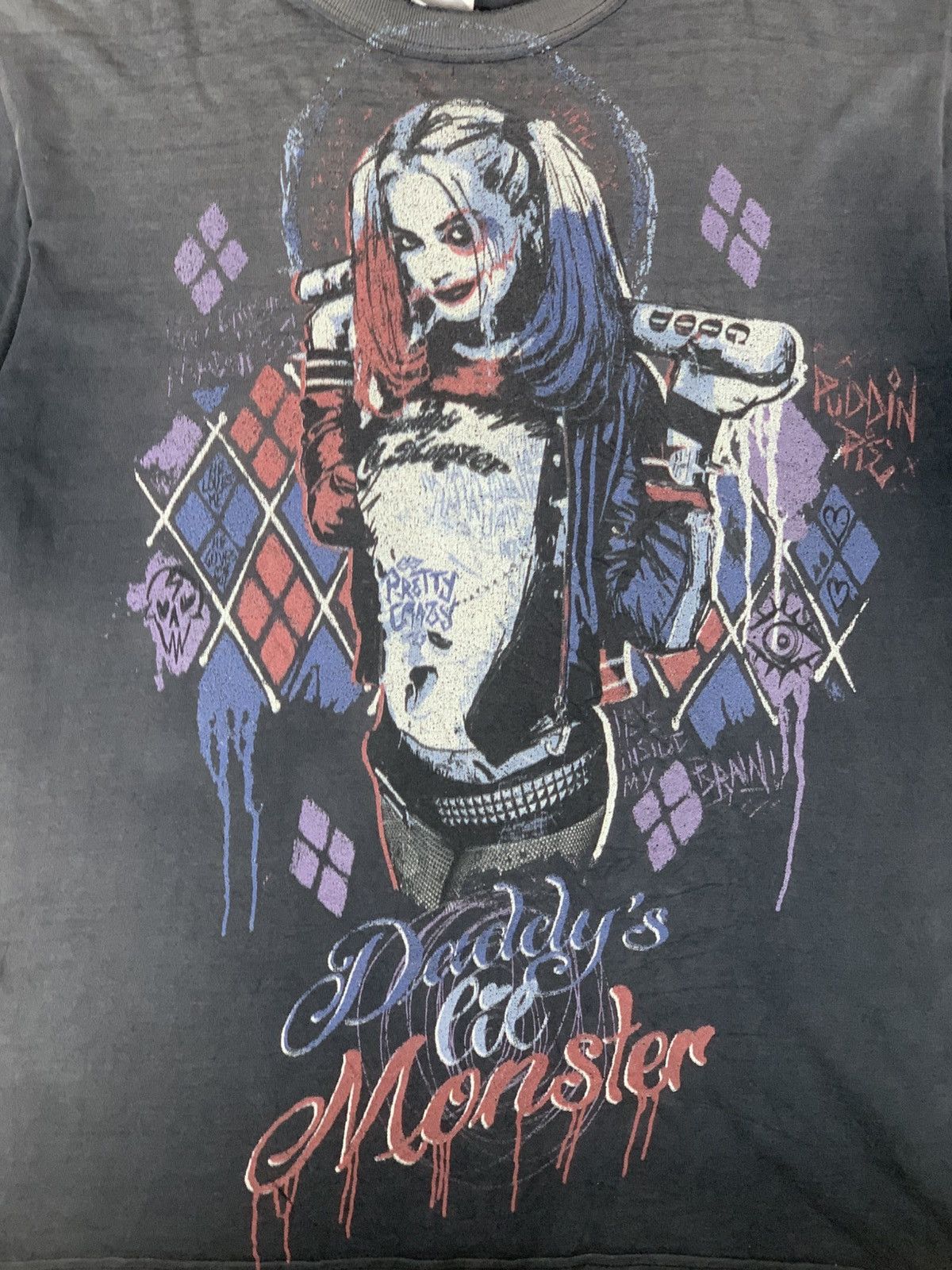 Other Distressed Dc Comics Suicide Squad Harley Quinn Tshirt Size US M / EU 48-50 / 2 - 6 Thumbnail