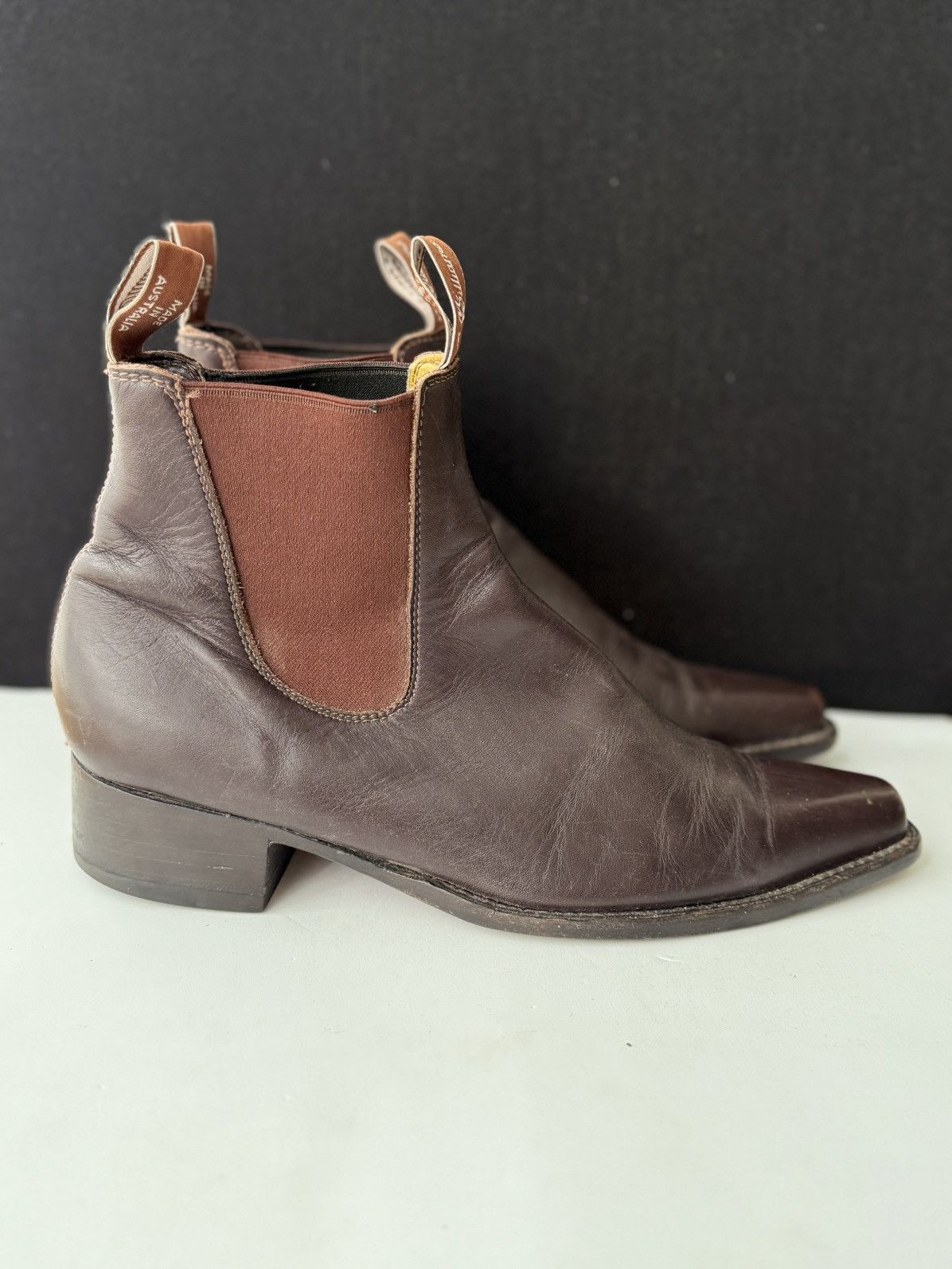 R.M. Williams RM Williams Millicent, Brown leather Chelsea Boots Size 10 Size US 10 / EU 43 - 4 Thumbnail