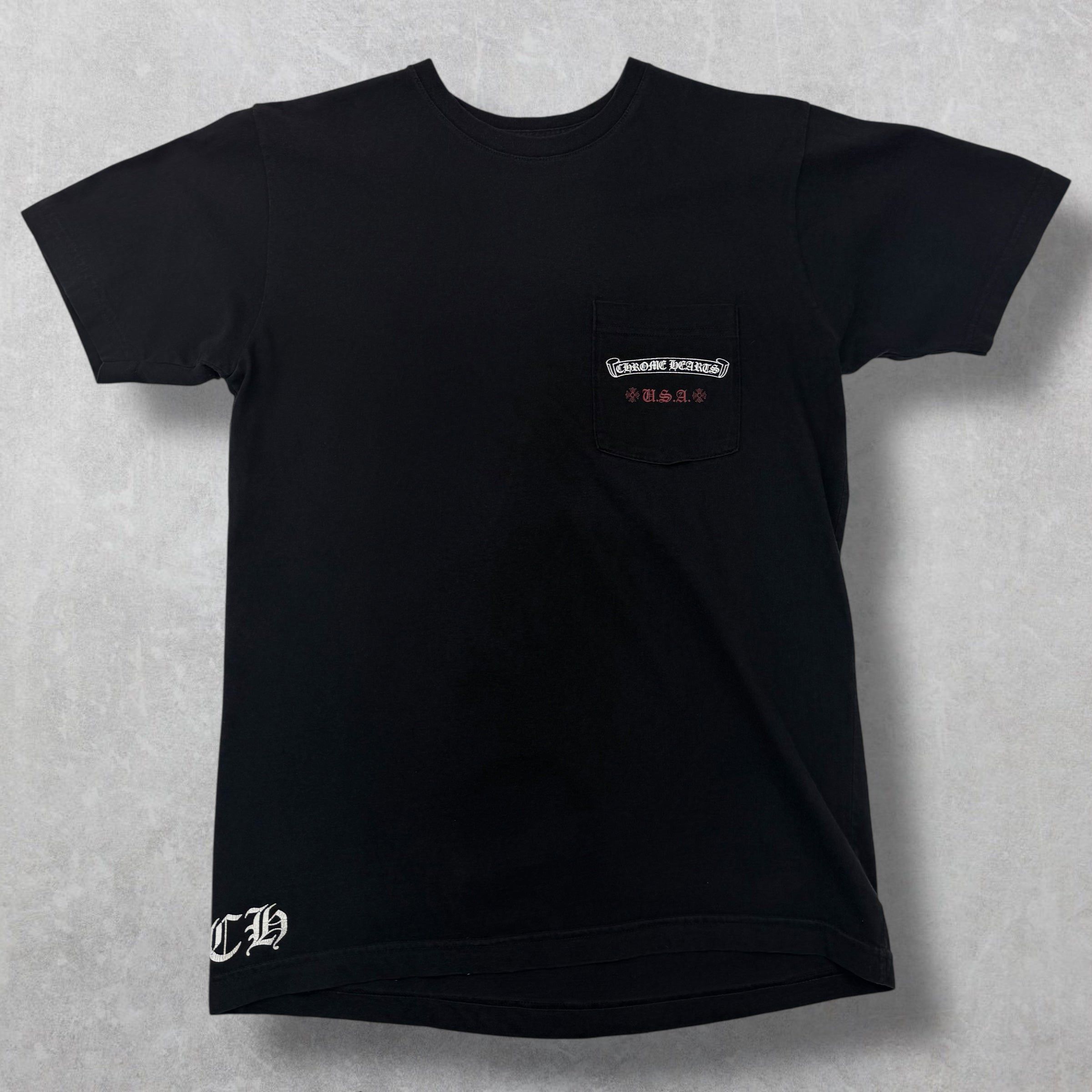 Chrome Hearts Chrome Hearts American Flag Tee Black M Size US M / EU 48-50 / 2 - 2 Thumbnail