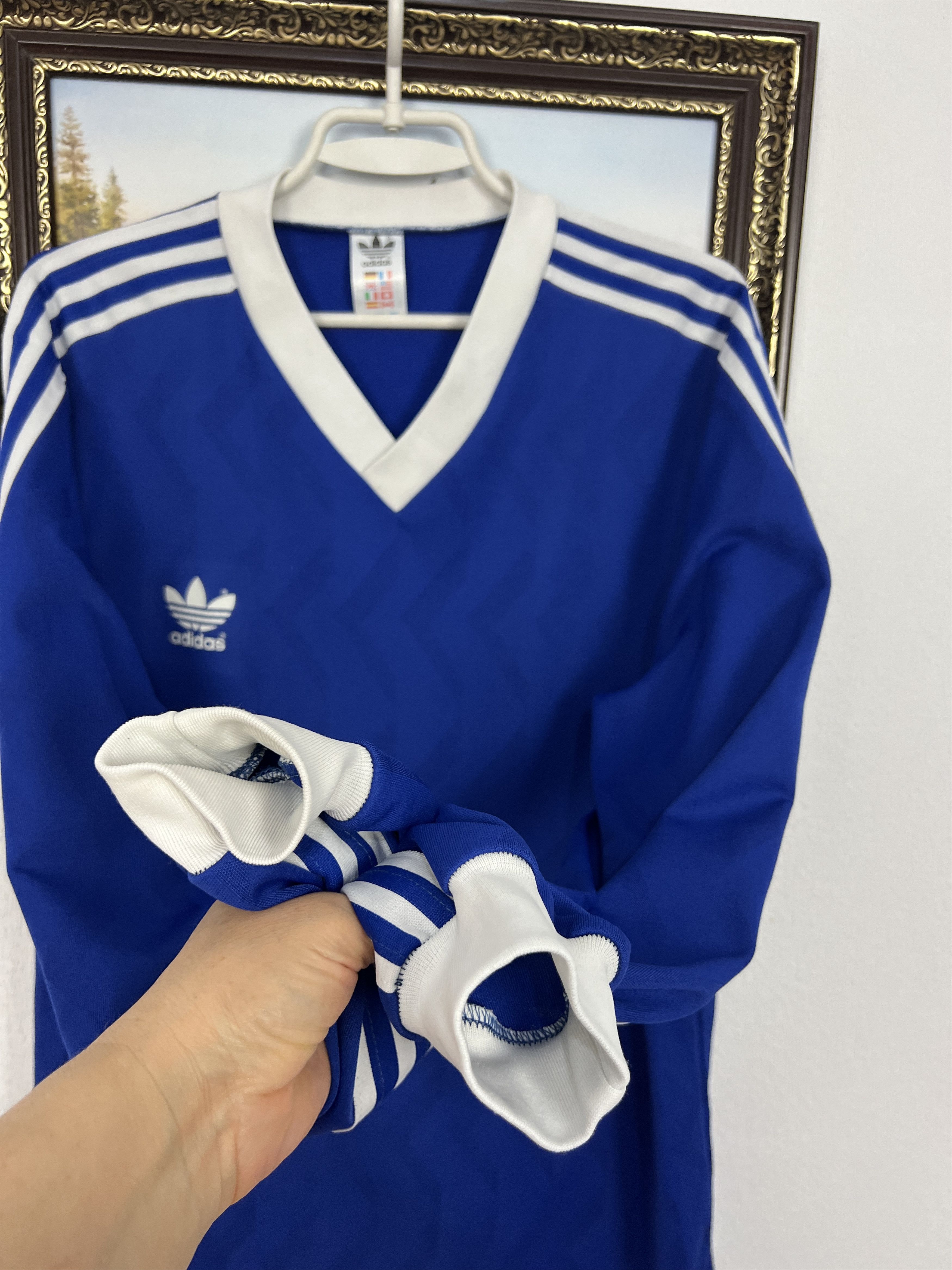 Adidas Vintage Football Template Shirt Long Sleeve Jersey Trikor Size US L / EU 52-54 / 3 - 5 Thumbnail