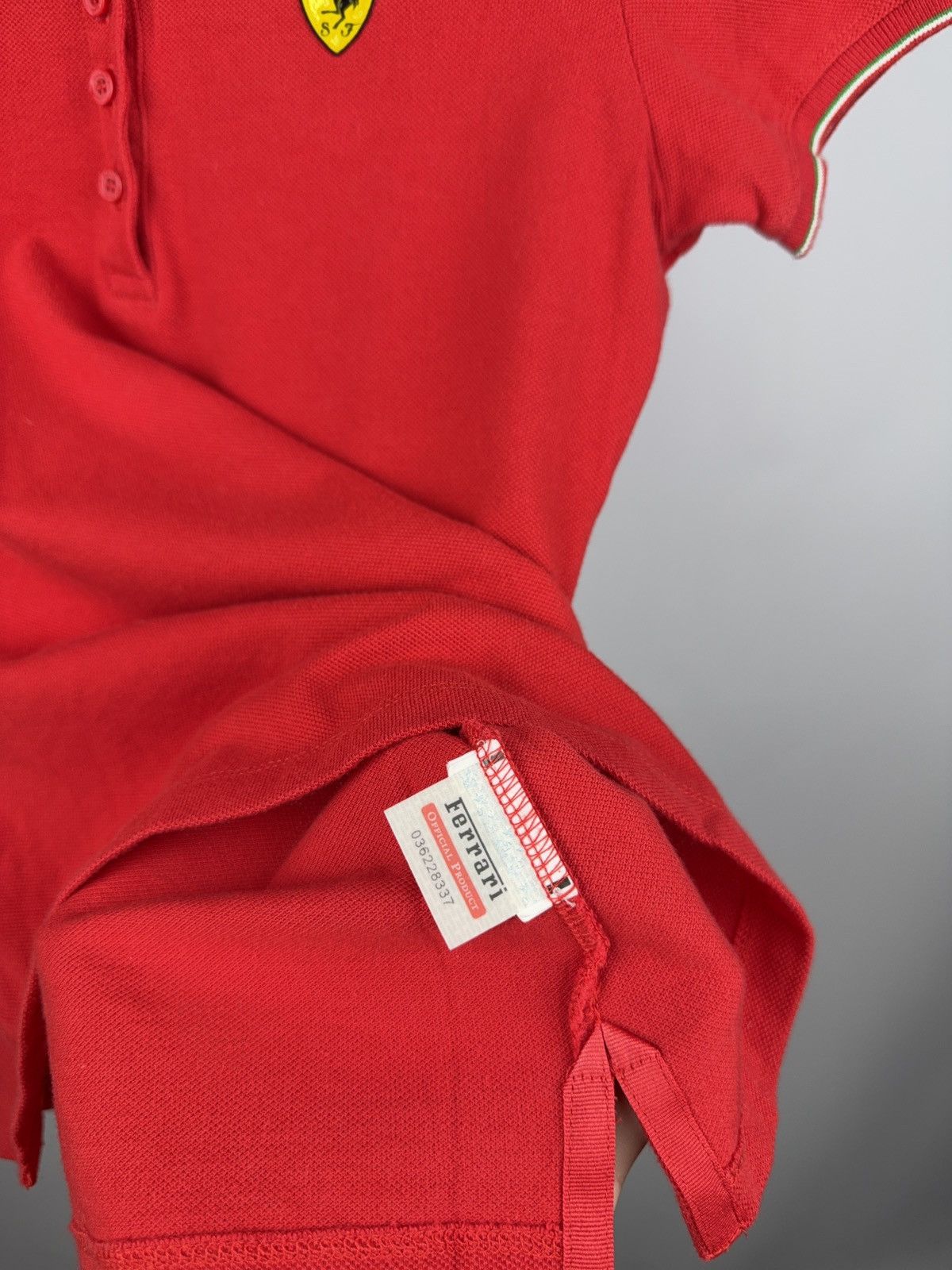 Ferrari × Vintage Ferrari Red Polo Shirt S Official Scuderia Italy Racing Size S / US 4 / IT 40 - 9 Thumbnail