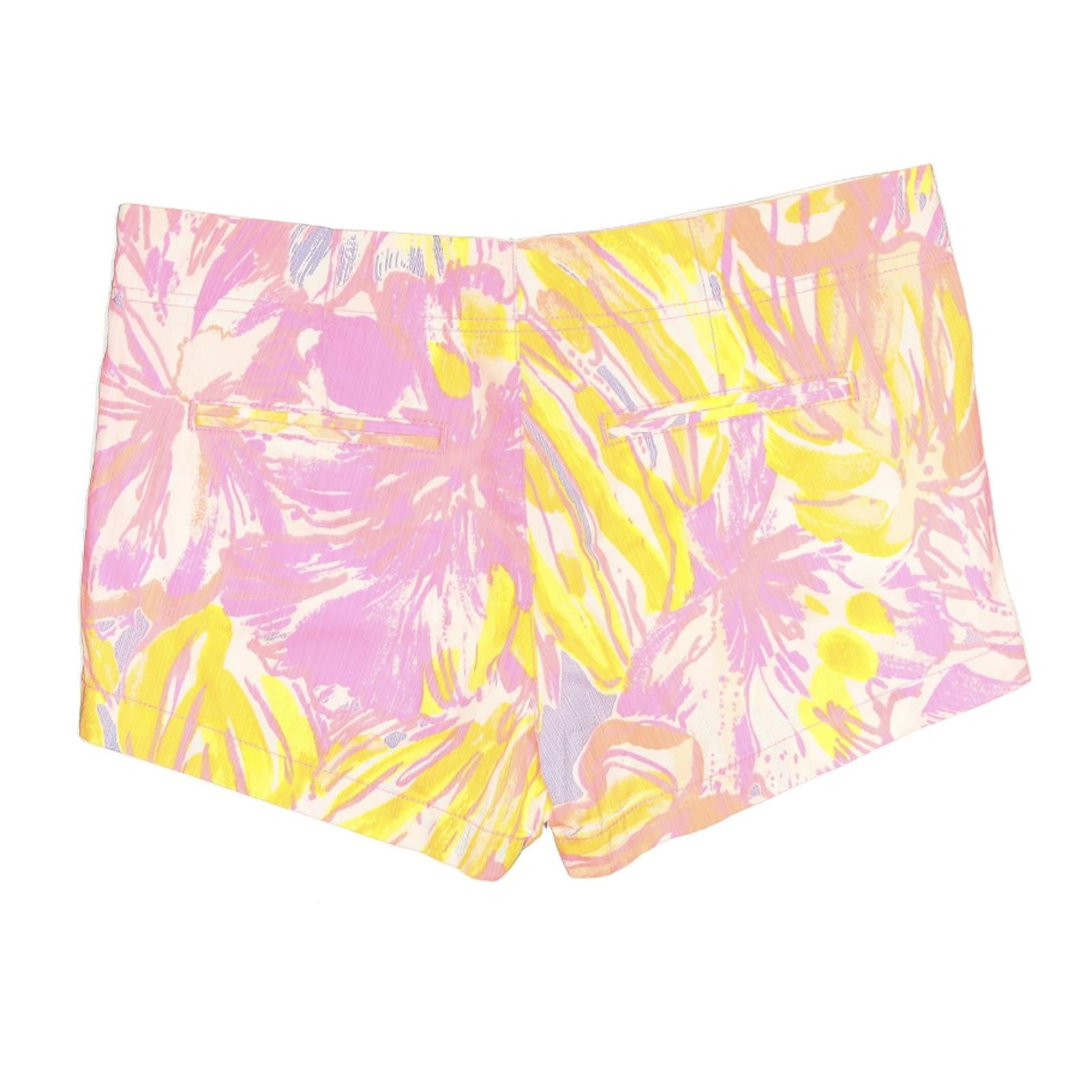 Other Lilly Pulitzer Size 6 The Kerrie Printed Cotton Shorts Size 28" / US 6 / IT 42 - 2 Thumbnail