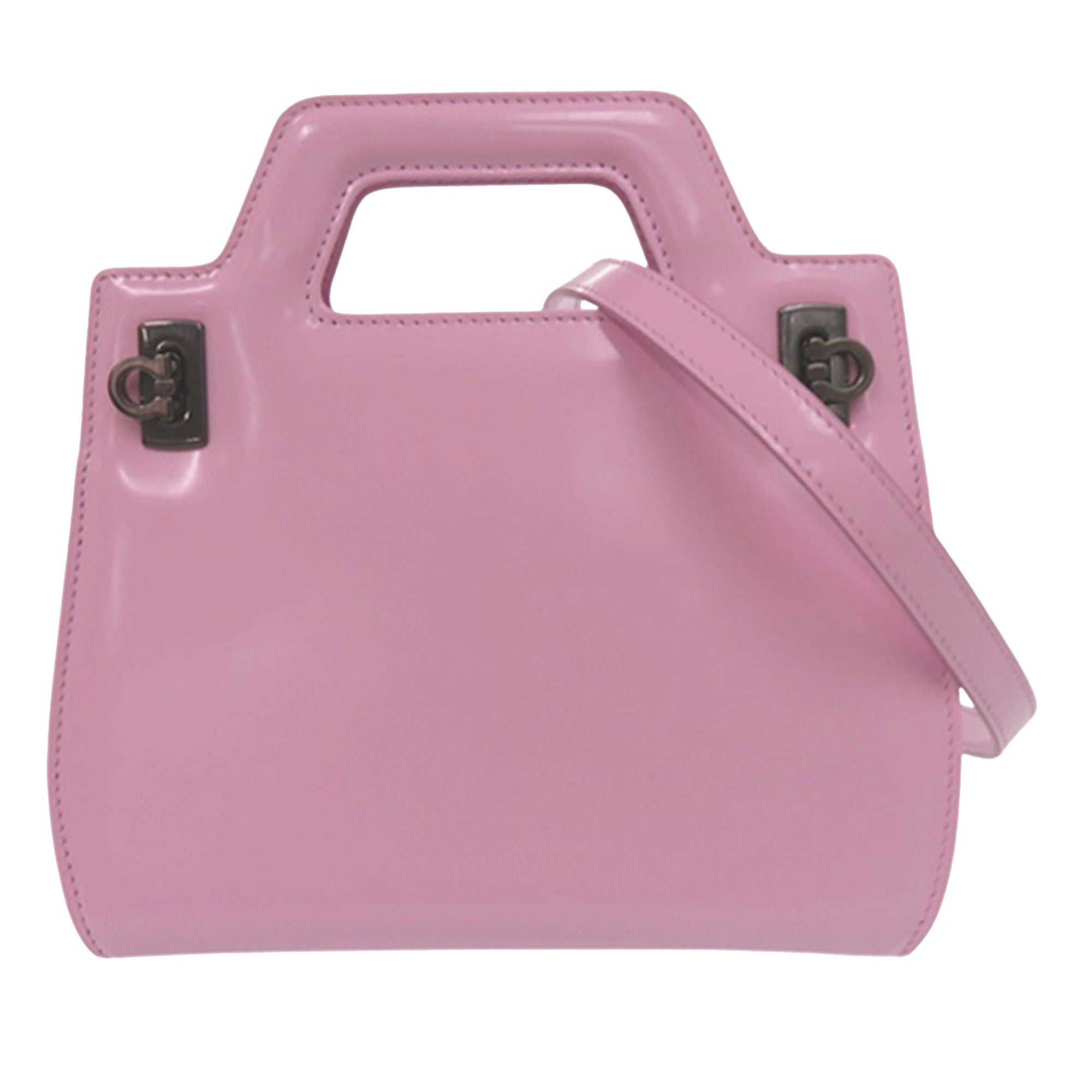 Salvatore Ferragamo Micro Brushed Calfskin Wanda Top Handle Bag Size ONE SIZE - 1 Thumbnail