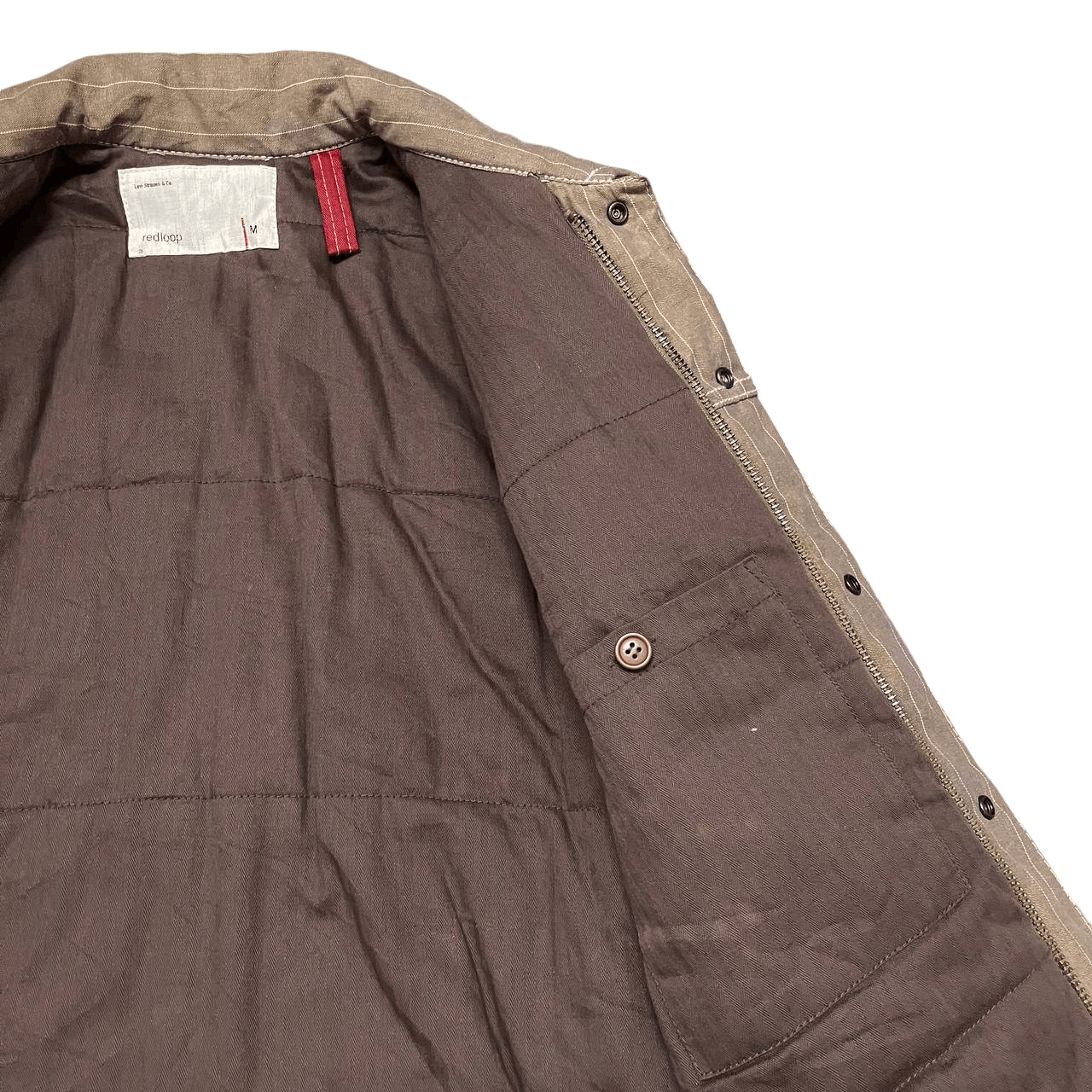 Levi's Vintage Levis Trucker Puffer Jacket Leather Shoulder Size US M / EU 48-50 / 2 - 8 Thumbnail