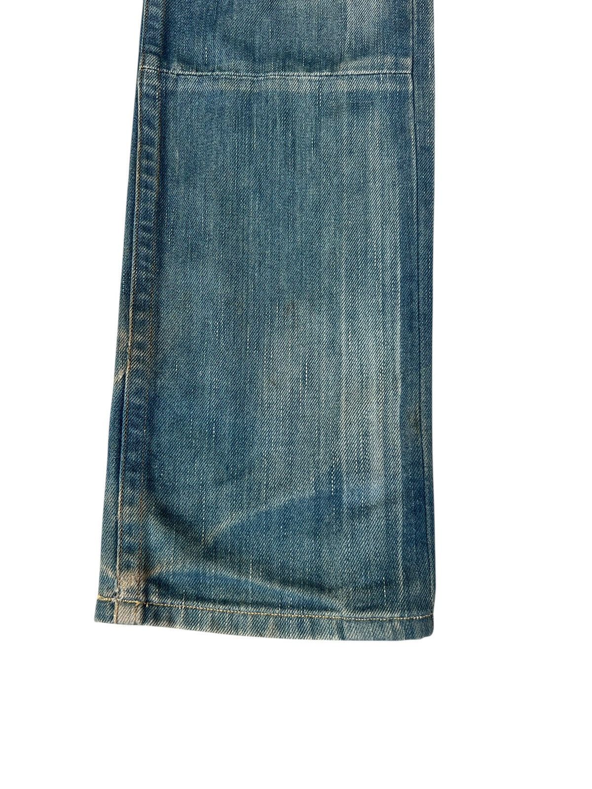 Levi's 2004 Levi’s Red Dirty Mud Stains Denim Patchwork Jeans Thick Size US 29 - 13 Thumbnail