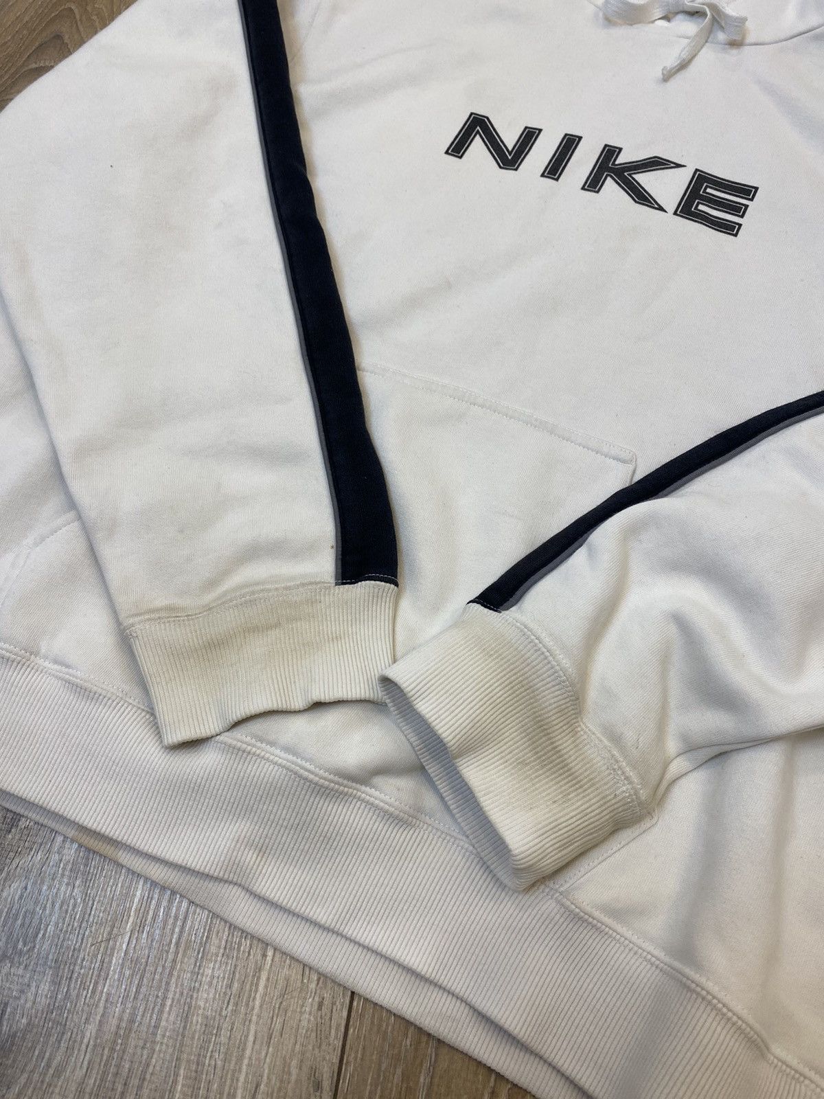 Nike × Vintage NIKE VINTAGE BIG CENTRAL LOGO HOODIE Size US M / EU 48-50 / 2 - 6 Thumbnail