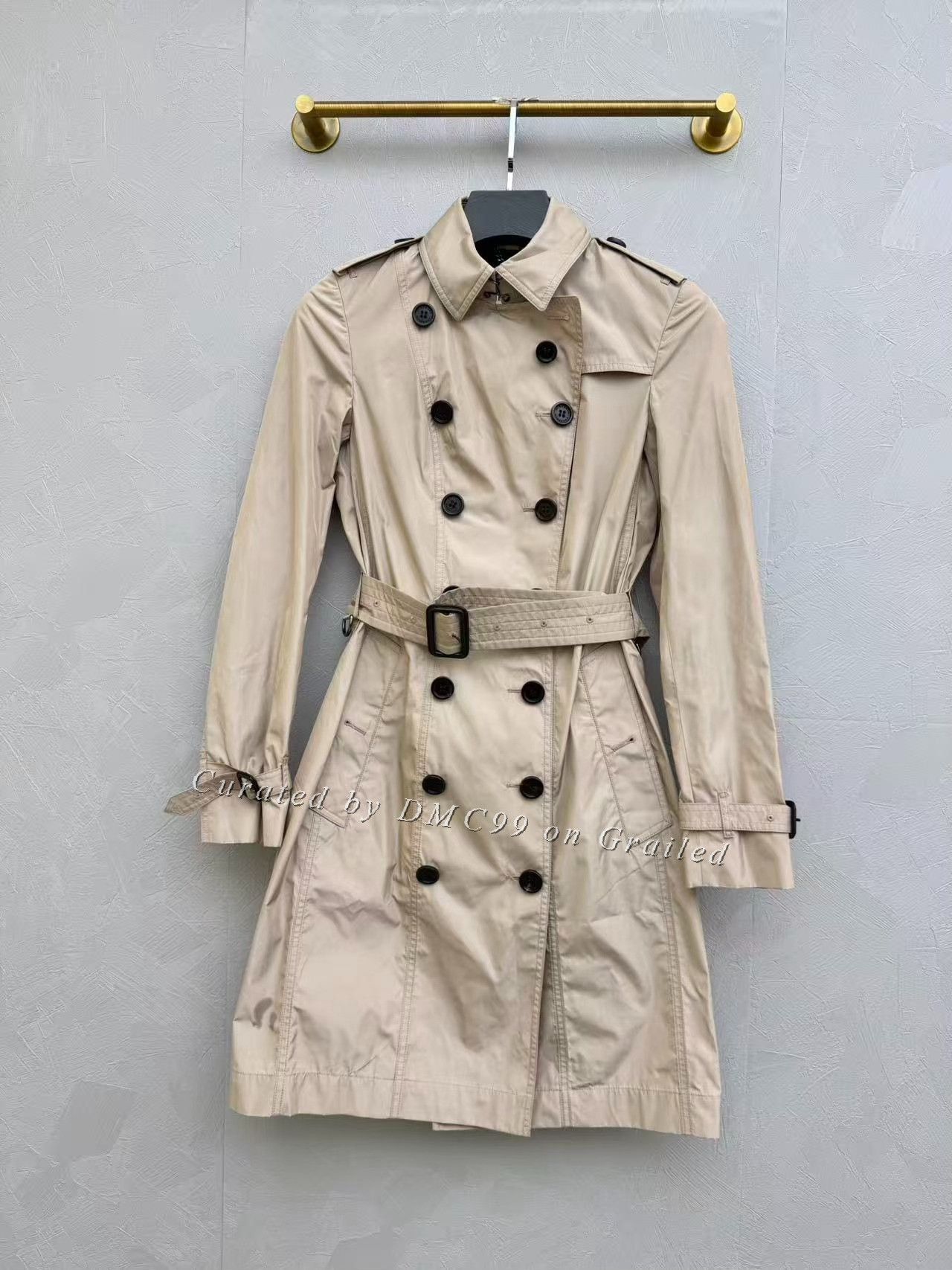 Burberry Burberry Double-Breasted Nylon Trench Coat Size XS / US 0-2 / IT 36-38 - 1 Thumbnail
