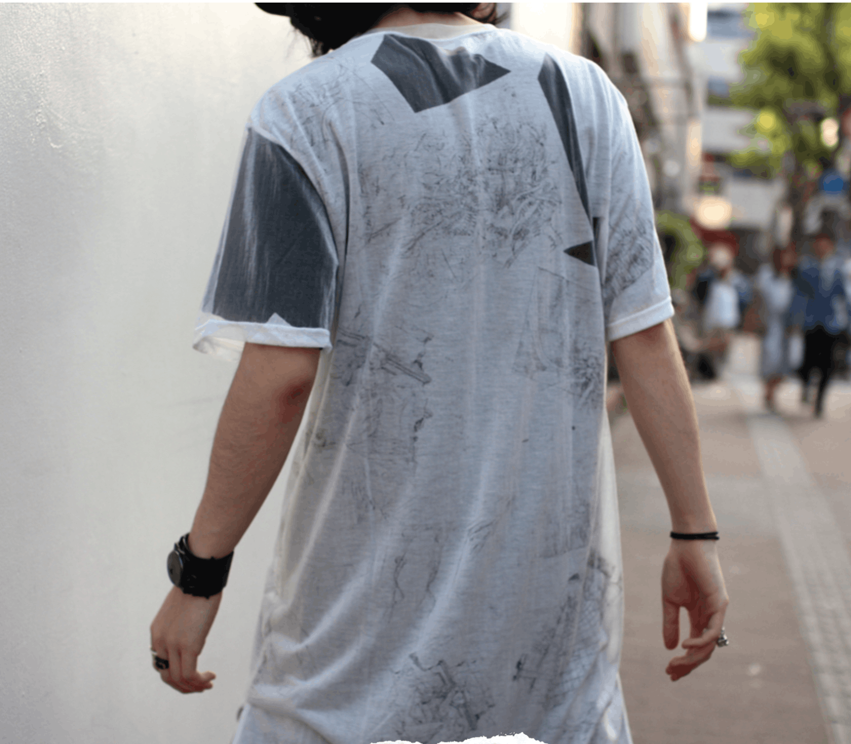 Ground Y Ground Y x Ghost In The Shell Opal Finish Long T-shirt Size US L / EU 52-54 / 3 - 11 Thumbnail