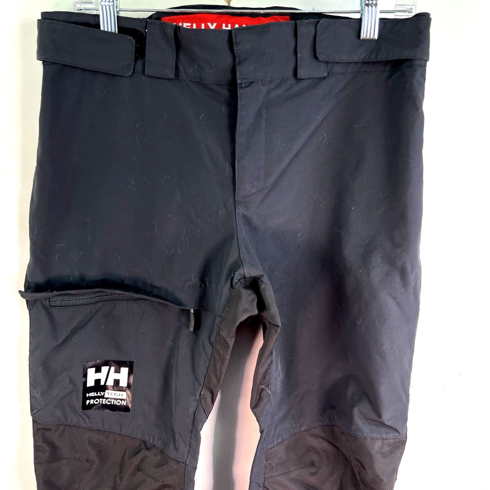 Helly Hansen VINTAGE Heely Hansen Sailing Yachting Pants Women's XS Cargo 34x30 Gray Logo Nautical Men’s? Size 26" / US 2 / IT 38 - 2 Thumbnail