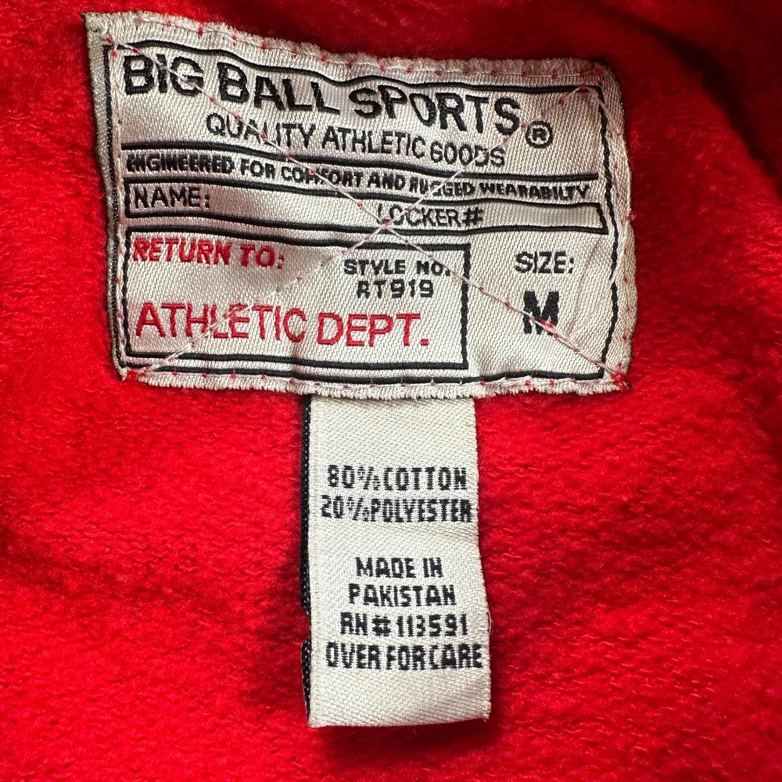 Other Rutgers University Hoodie Red Mens M Athletic Dept Big Ball Size US M / EU 48-50 / 2 - 4 Thumbnail