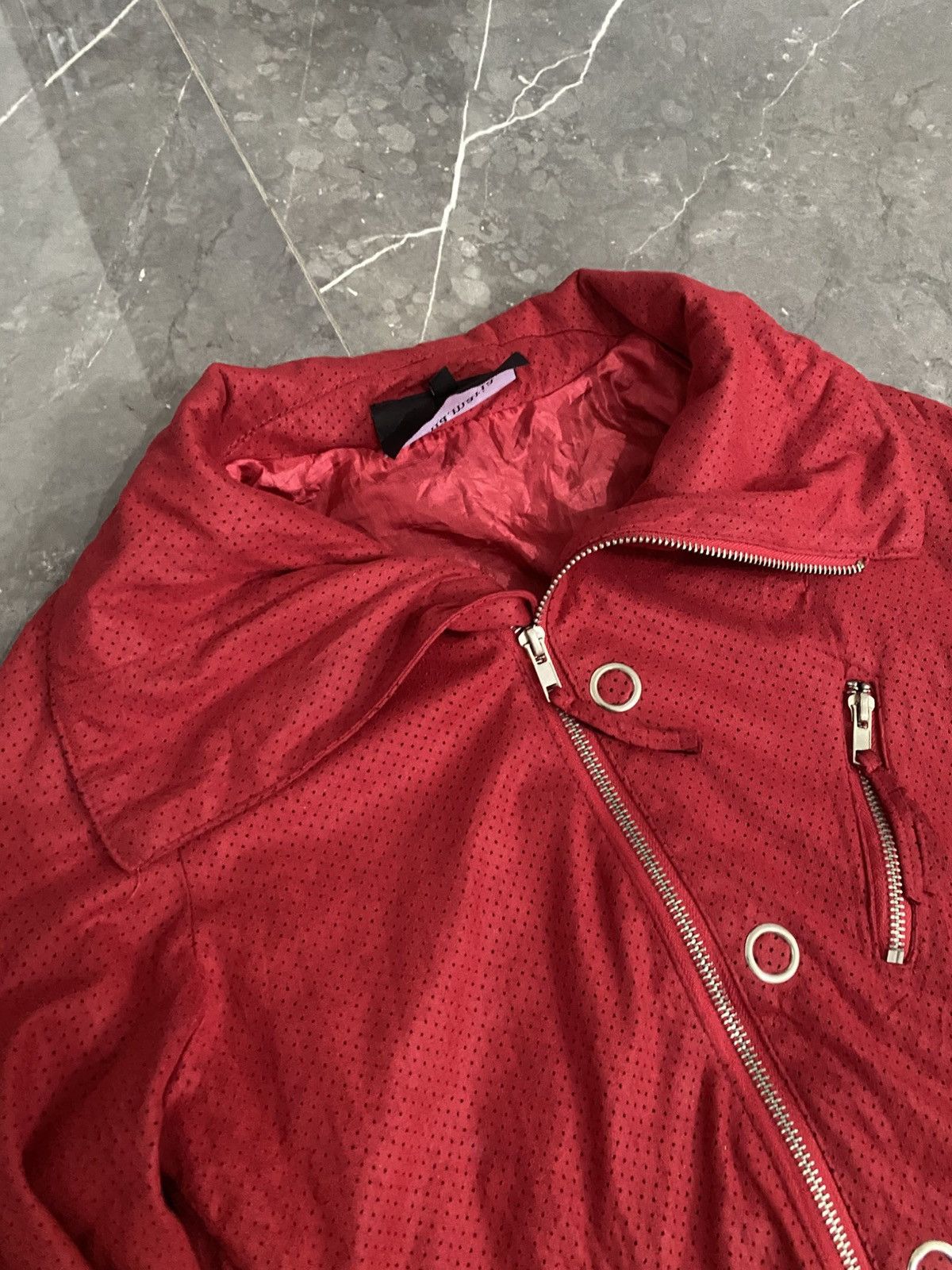 Hedi Slimane Nenamaria Jacket Biker Waxed Hedi Boys Styled Size US M / EU 48-50 / 2 - 4 Thumbnail