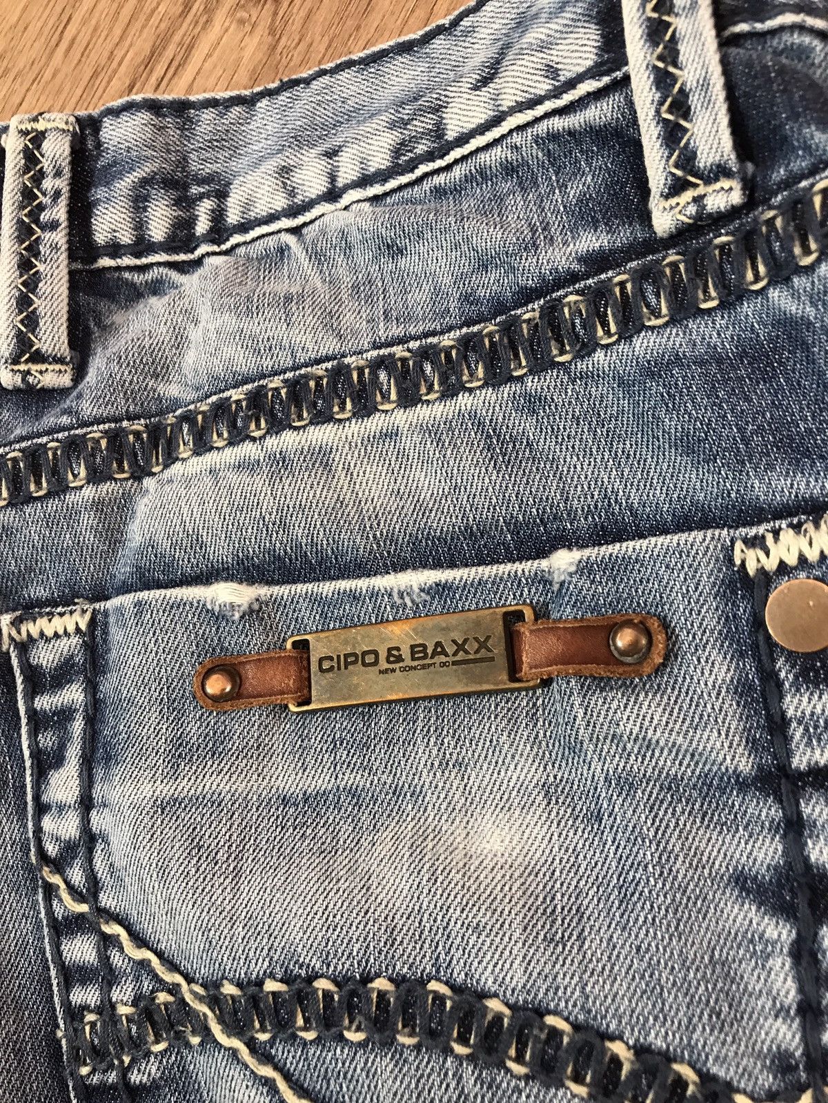 Japanese Brand × Vintage Vintage Cipo&Baxx Rap Style Jeans Y2k Size US 32 / EU 48 - 13 Thumbnail