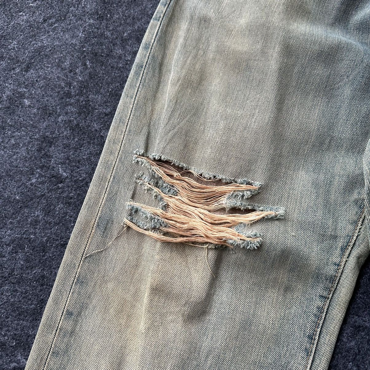 Big John Vintage Big John Regular Baggy Mudwash Denim 32x30 D684 Size US 32 / EU 48 - 9 Thumbnail