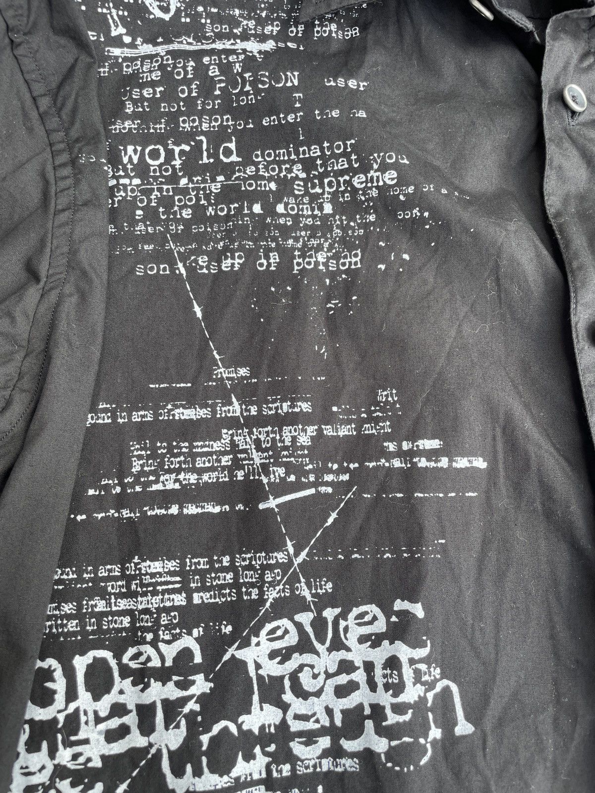 If Six Was Nine 2000s Japanese archive Vkei Dark Poem Button Up Shirts Y2K Size US XL / EU 56 / 4 - 7 Thumbnail